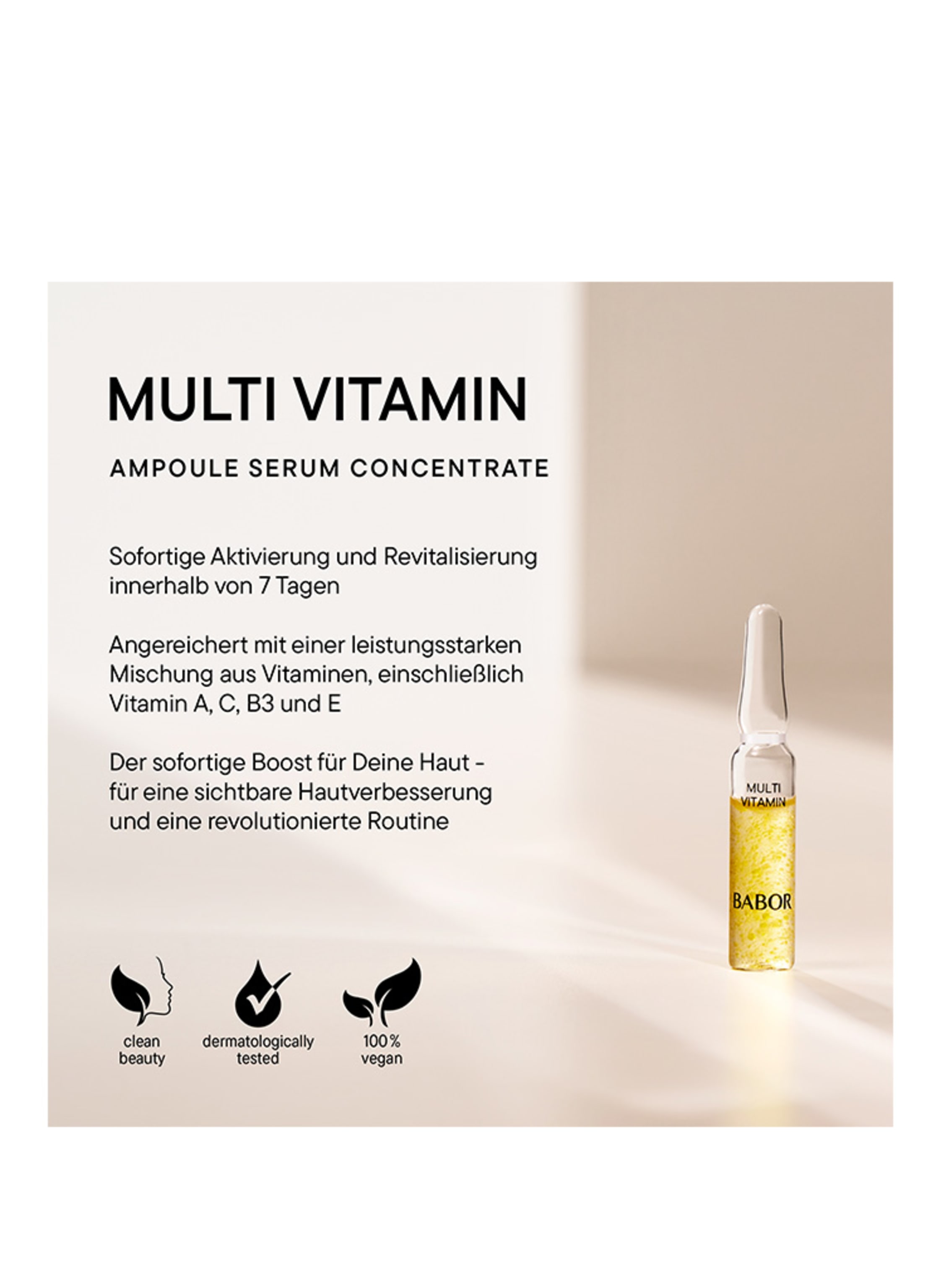 Thumbnail - Babor Ampoule Concentrates Multi Vitamin Ampullen (7 x 2 ml) 14 ml
