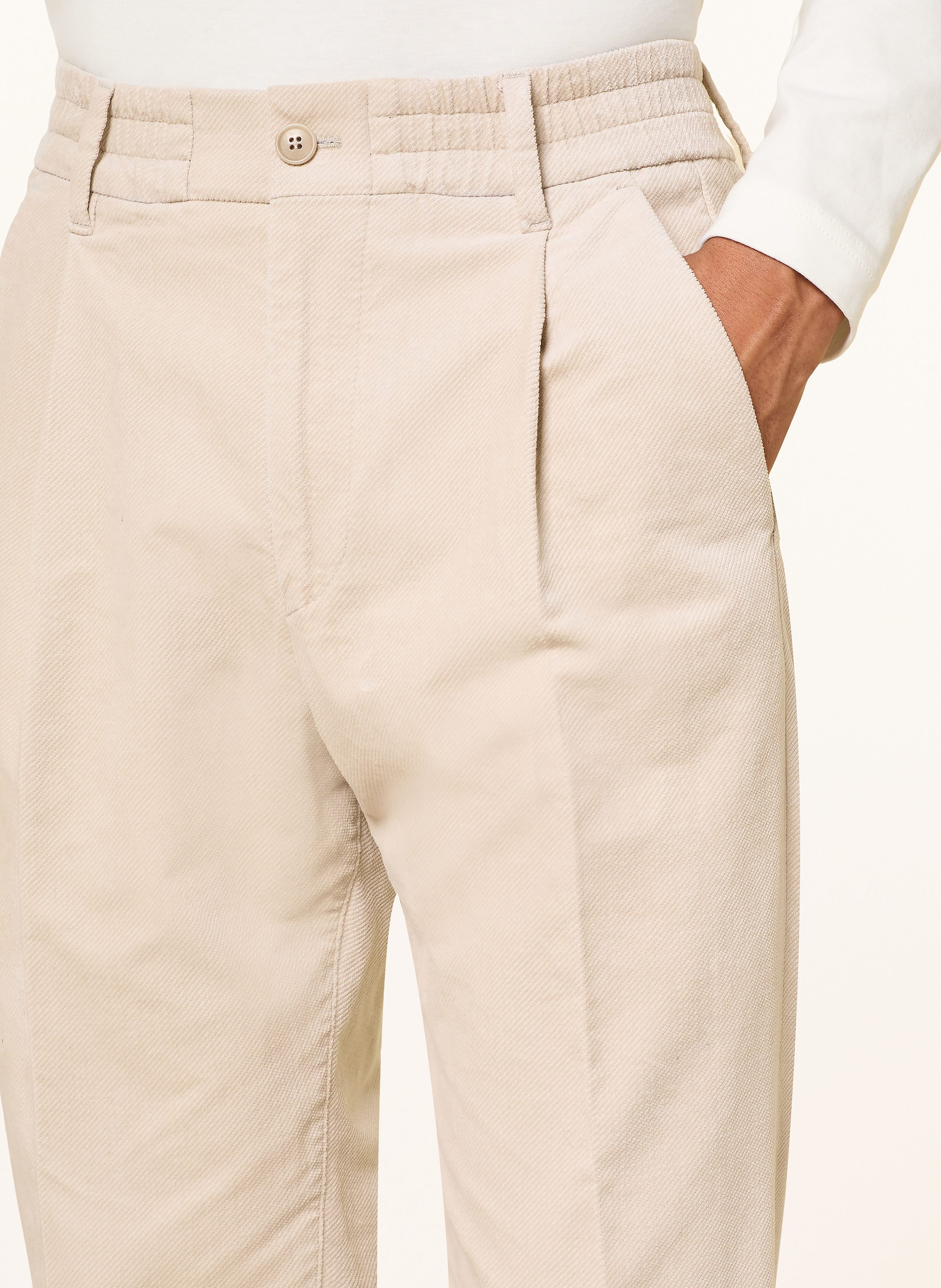 Thumbnail - Drykorn Anzughose Chasy Extra Slim Fit Aus Cord beige