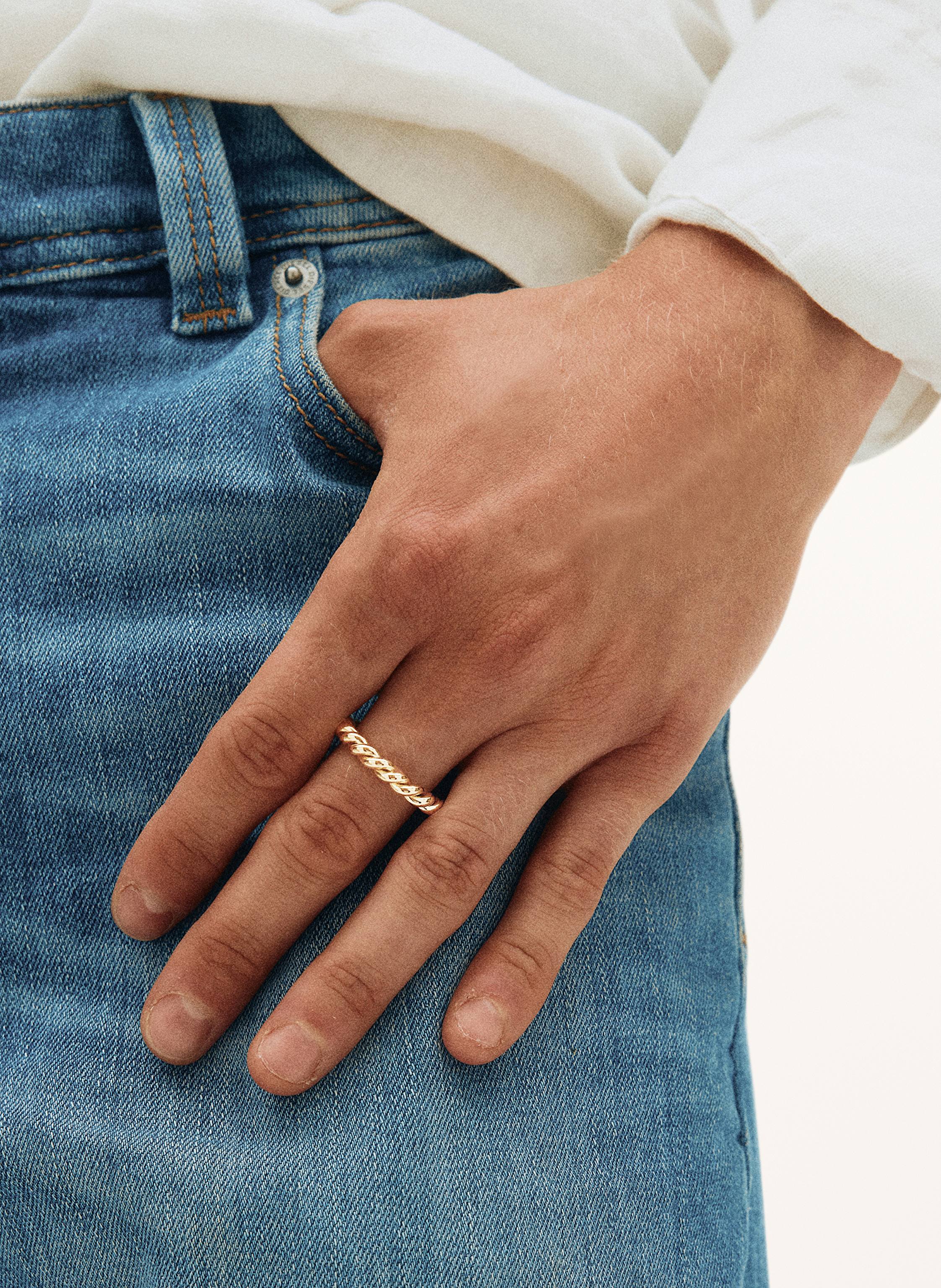 Thumbnail - Edblad Ring Twine gold