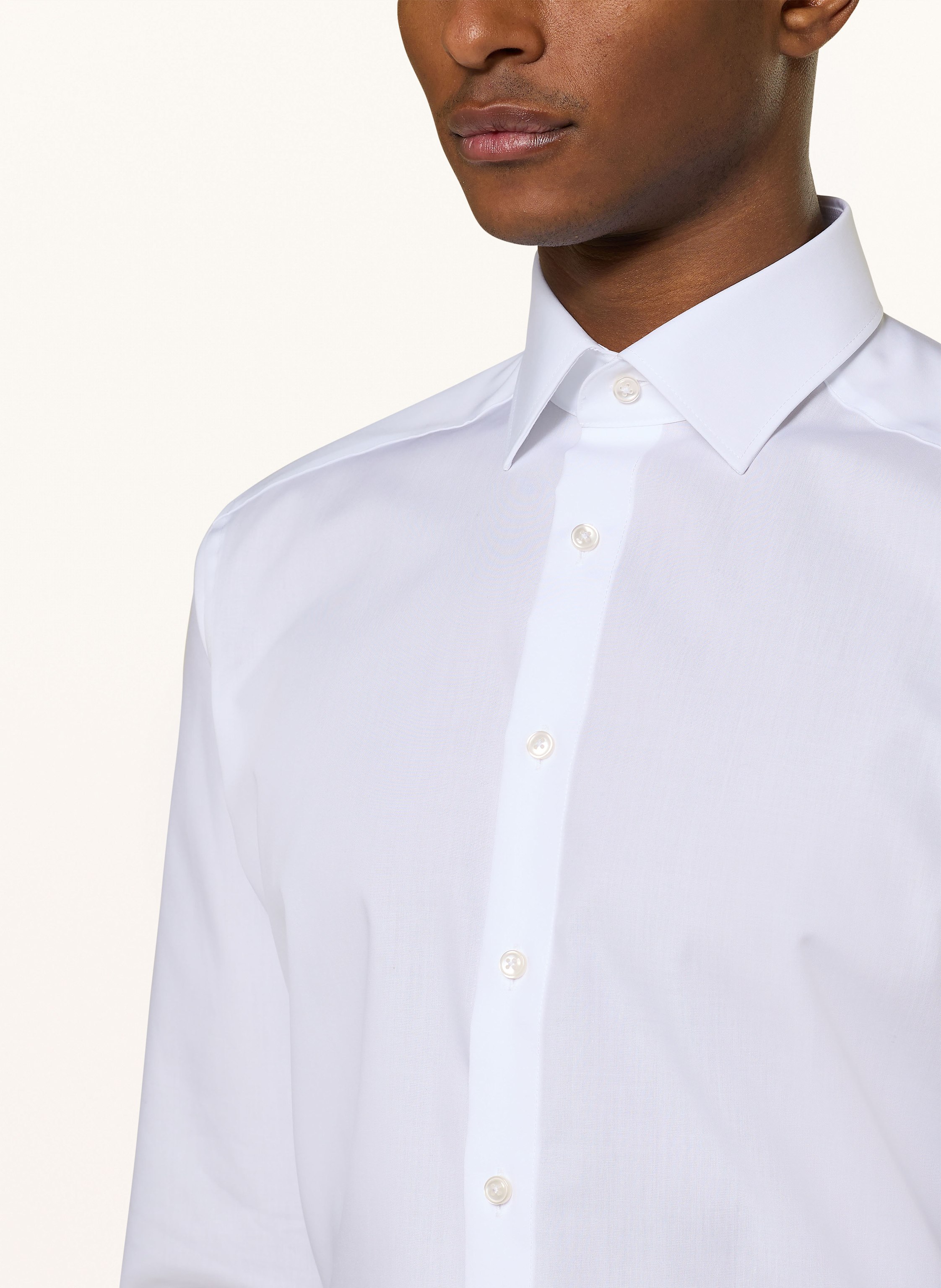 Thumbnail - Olymp Hemd Luxor Modern Fit Mit Umschlagmanschette weiss