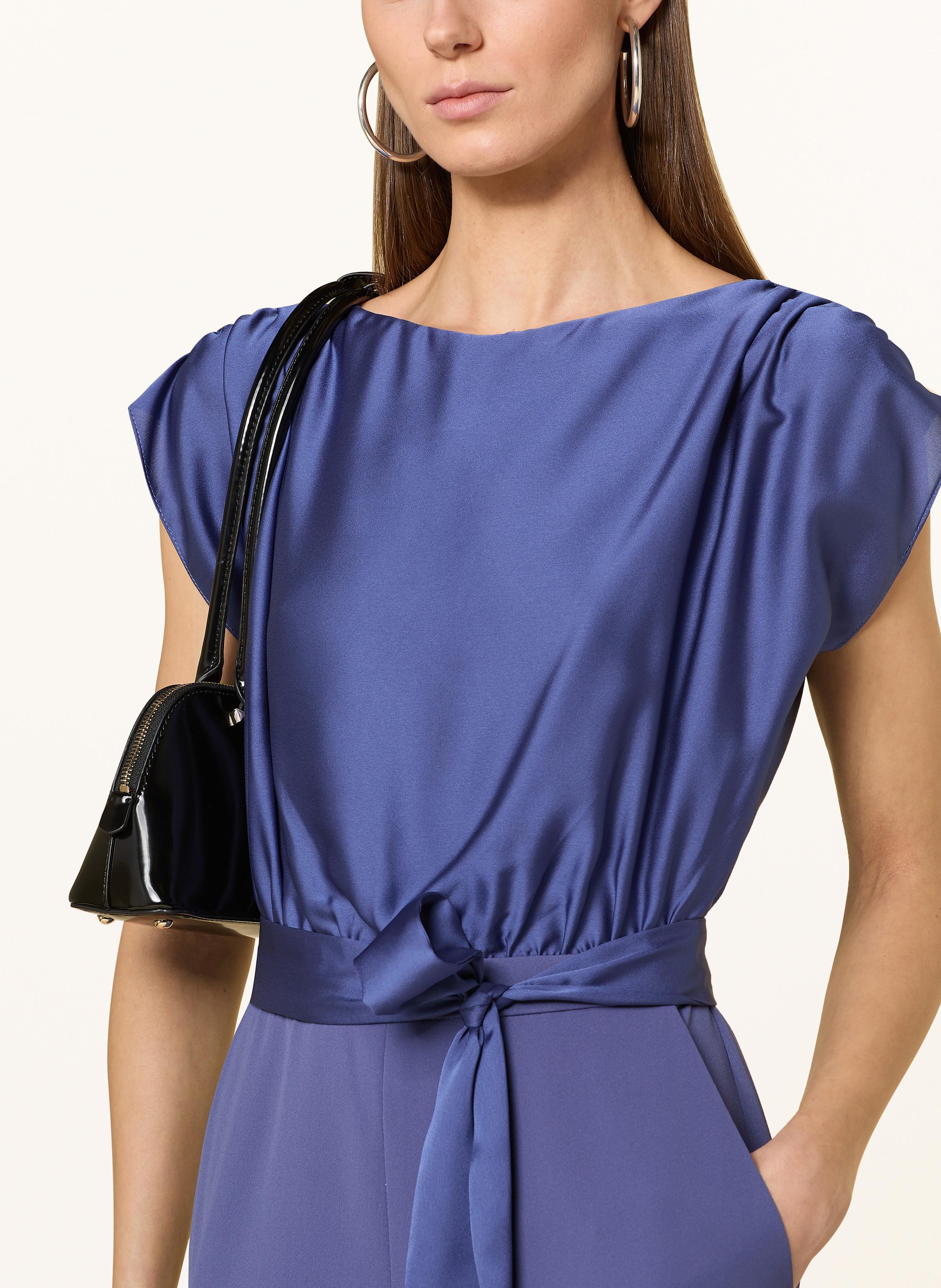 Thumbnail - Swing Jumpsuit Im Materialmix blau