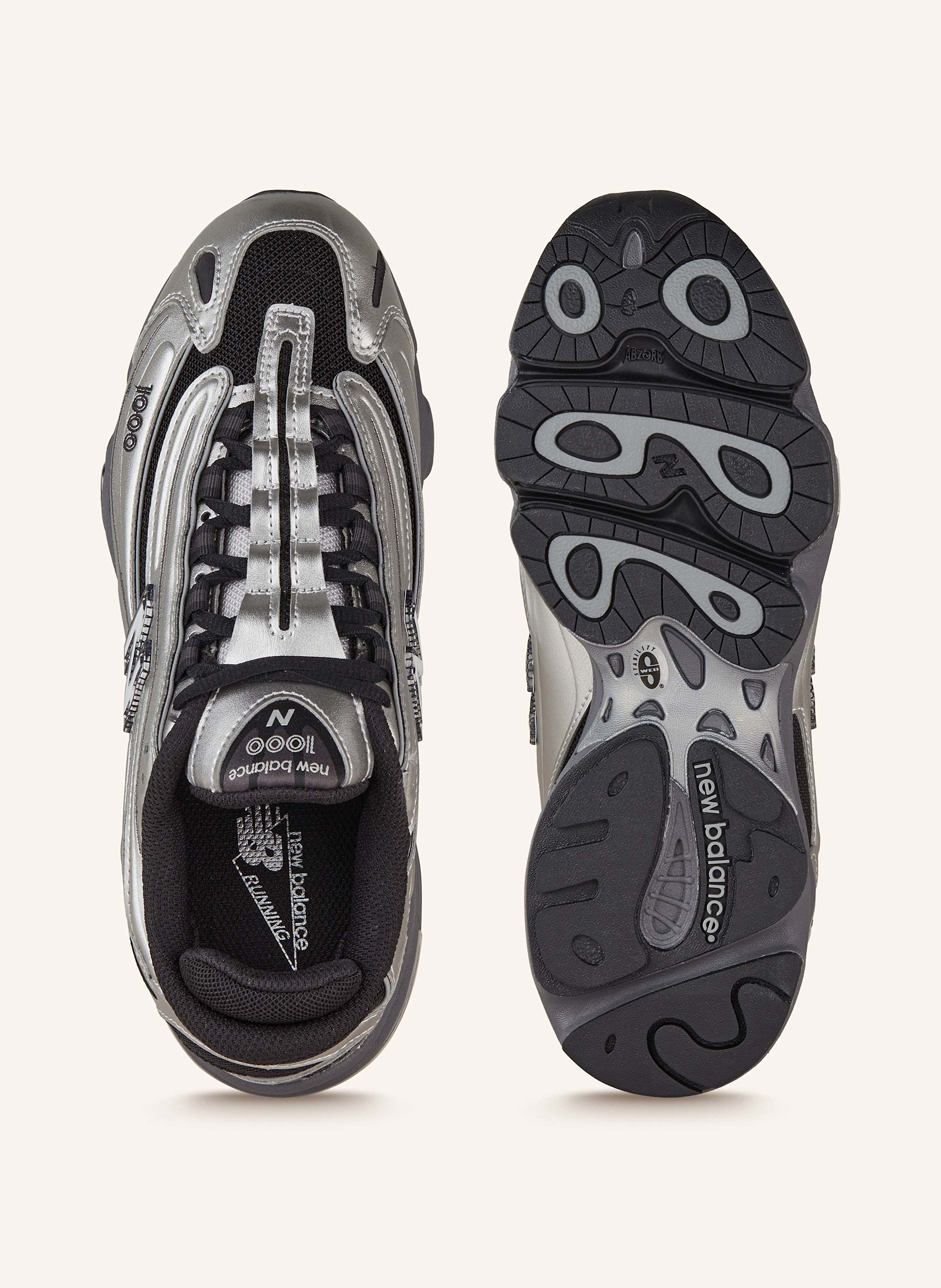 Thumbnail - New Balance Sneaker m1000 silber