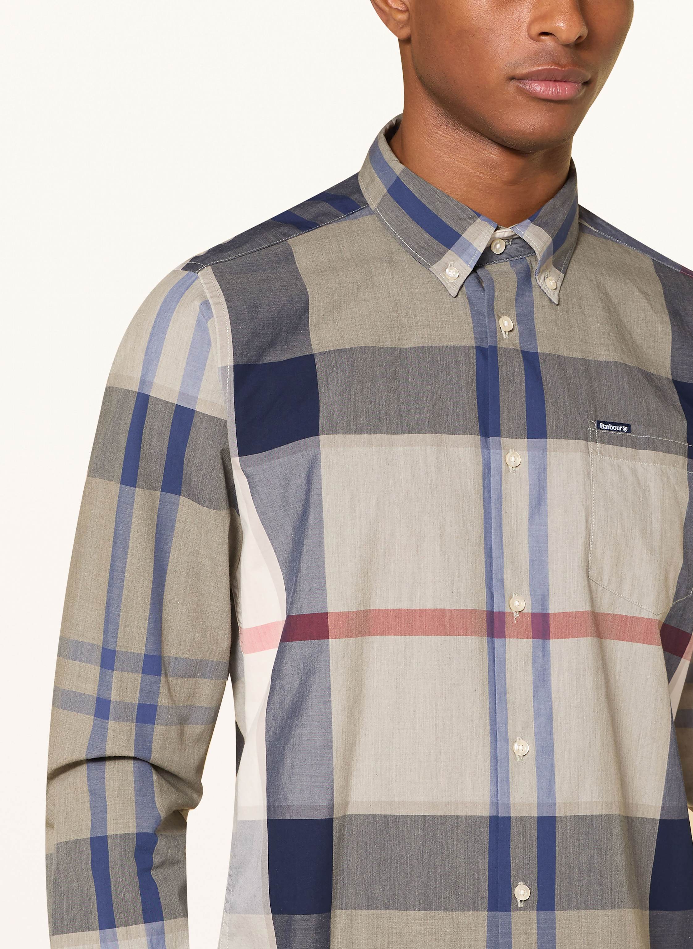 Thumbnail - Barbour Hemd Harris Tailored Fit grau