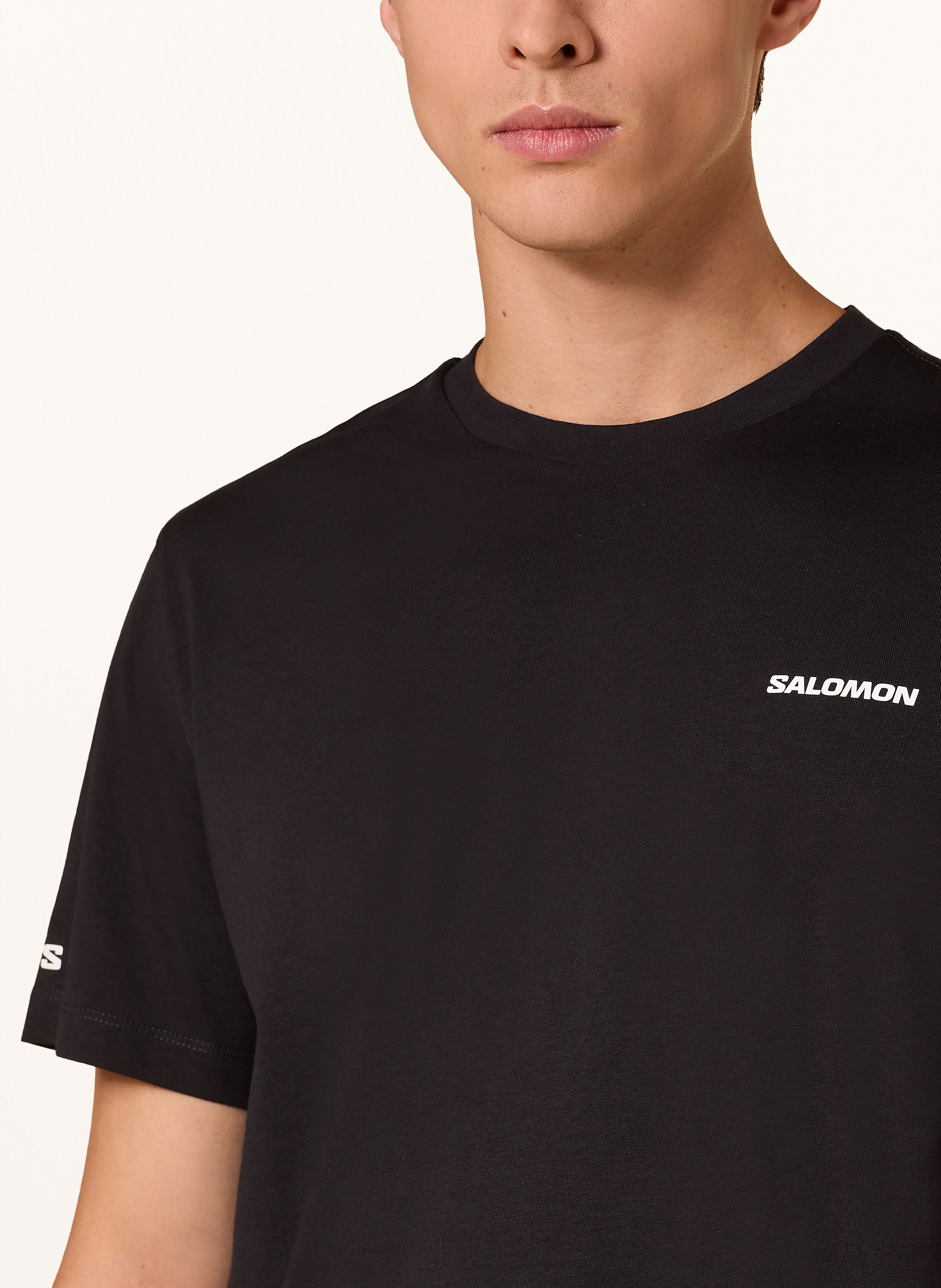 Thumbnail - Salomon T-Shirt Chest Logo schwarz