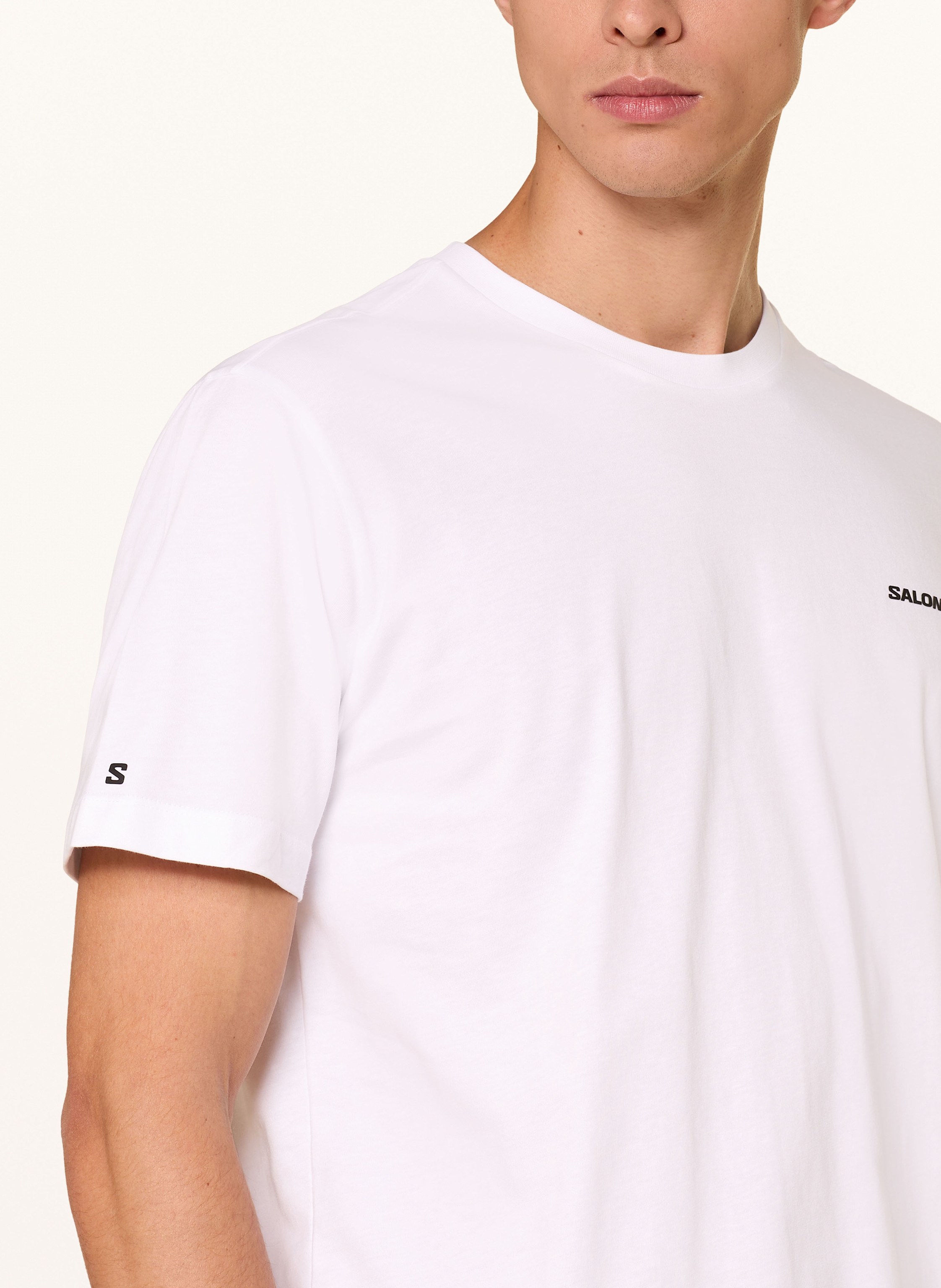 Thumbnail - Salomon T-Shirt Chest Logo weiss