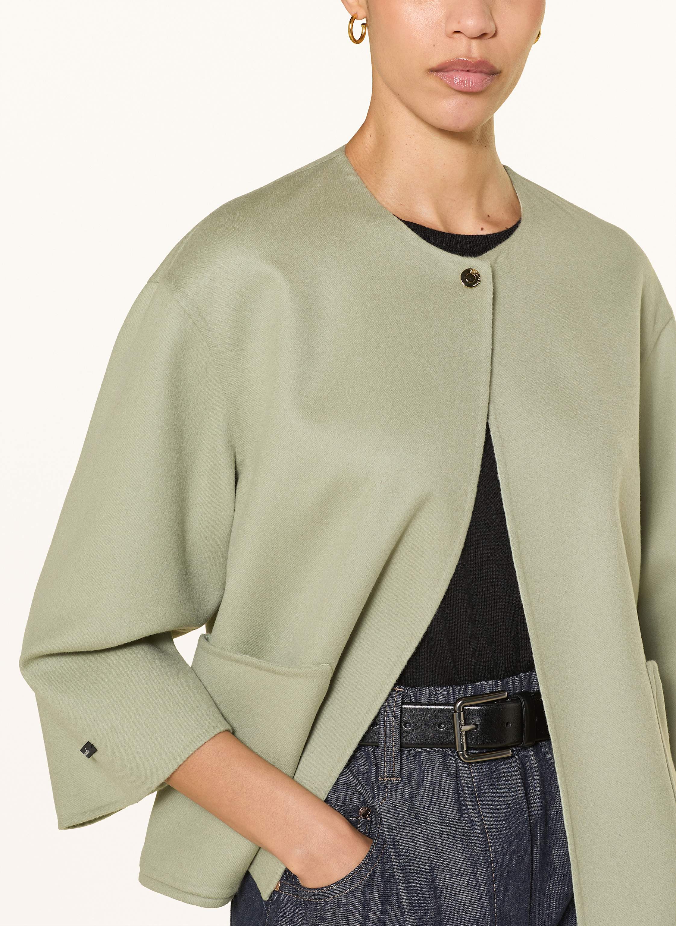 Thumbnail - Manzoni 24 Kastenjacke Mit 3/4-Arm gruen