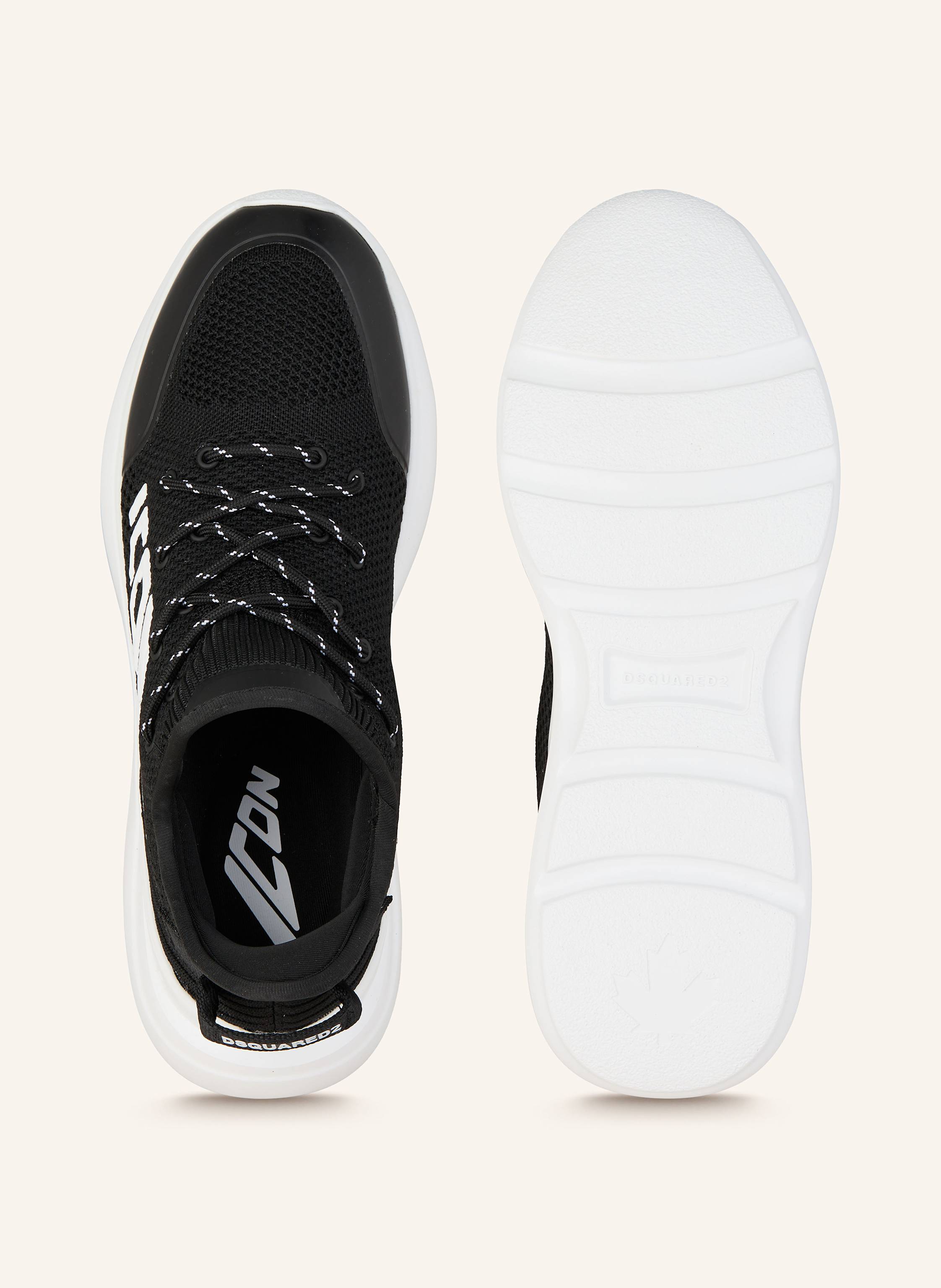 Thumbnail - dsquared2 Slip-On-Sneaker Fly schwarz