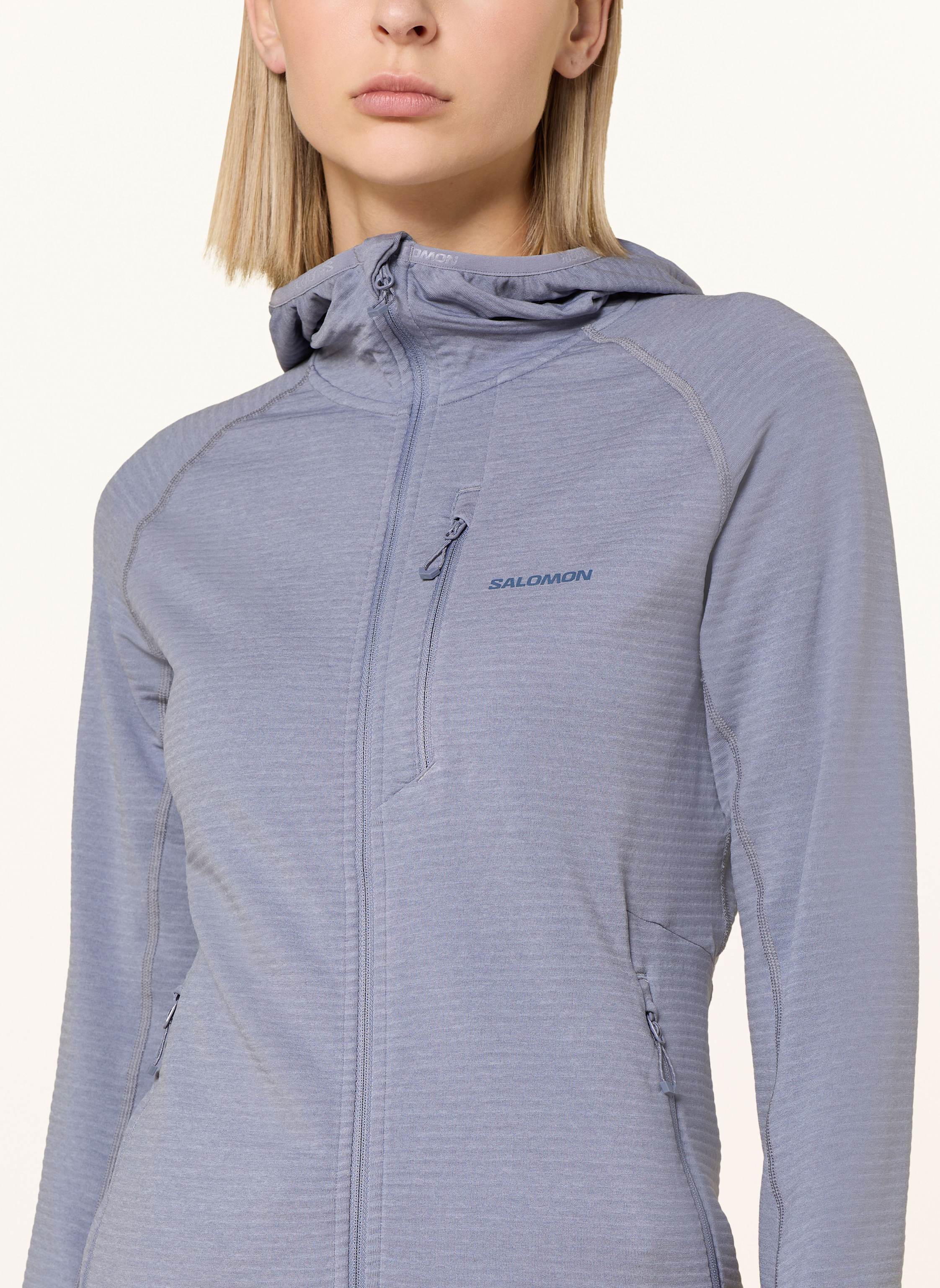 Thumbnail - Salomon Midlayer-Jacke Essential Lightwarm lila