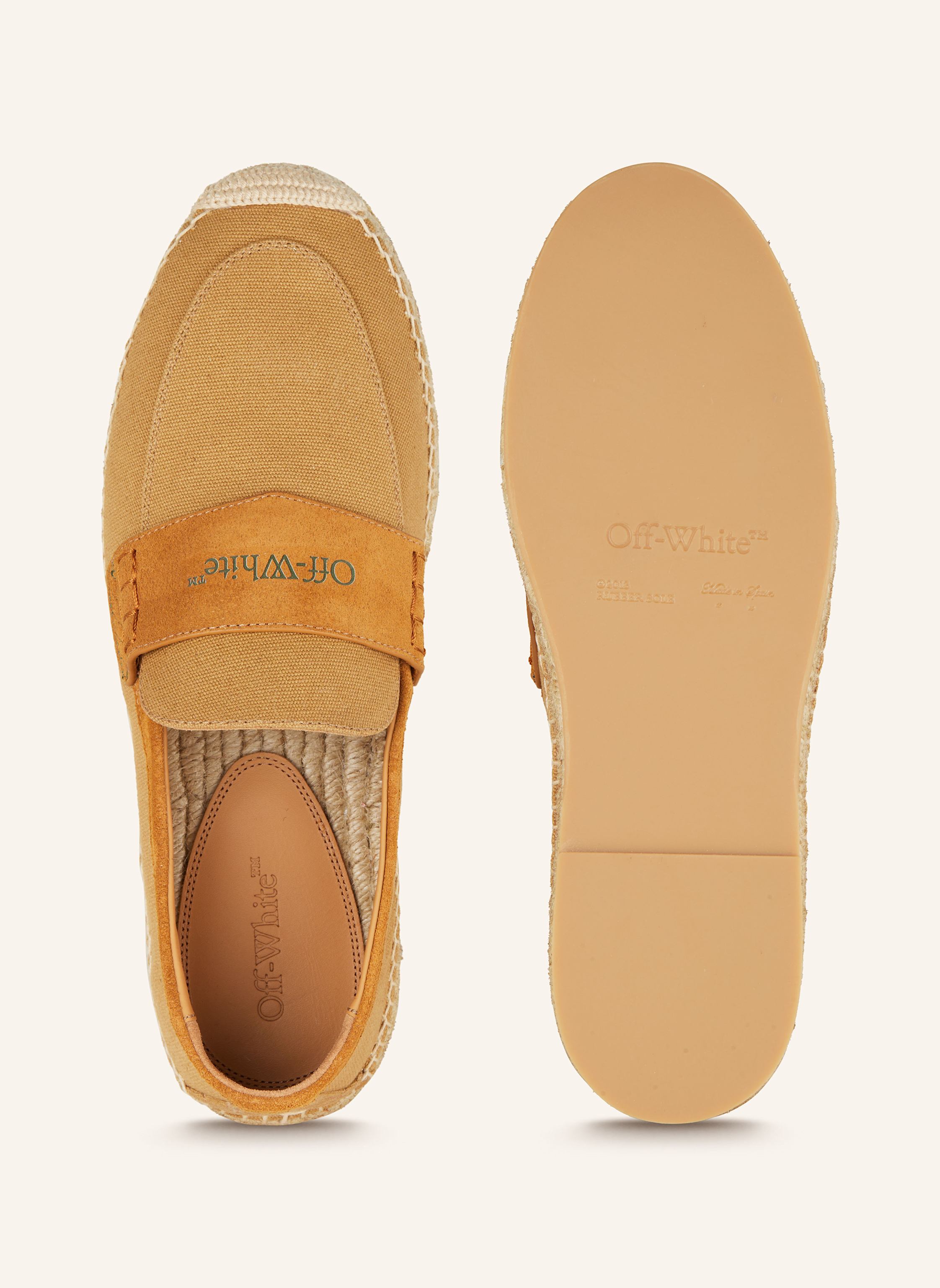 Thumbnail - Off-White Espadrilles Portofino beige