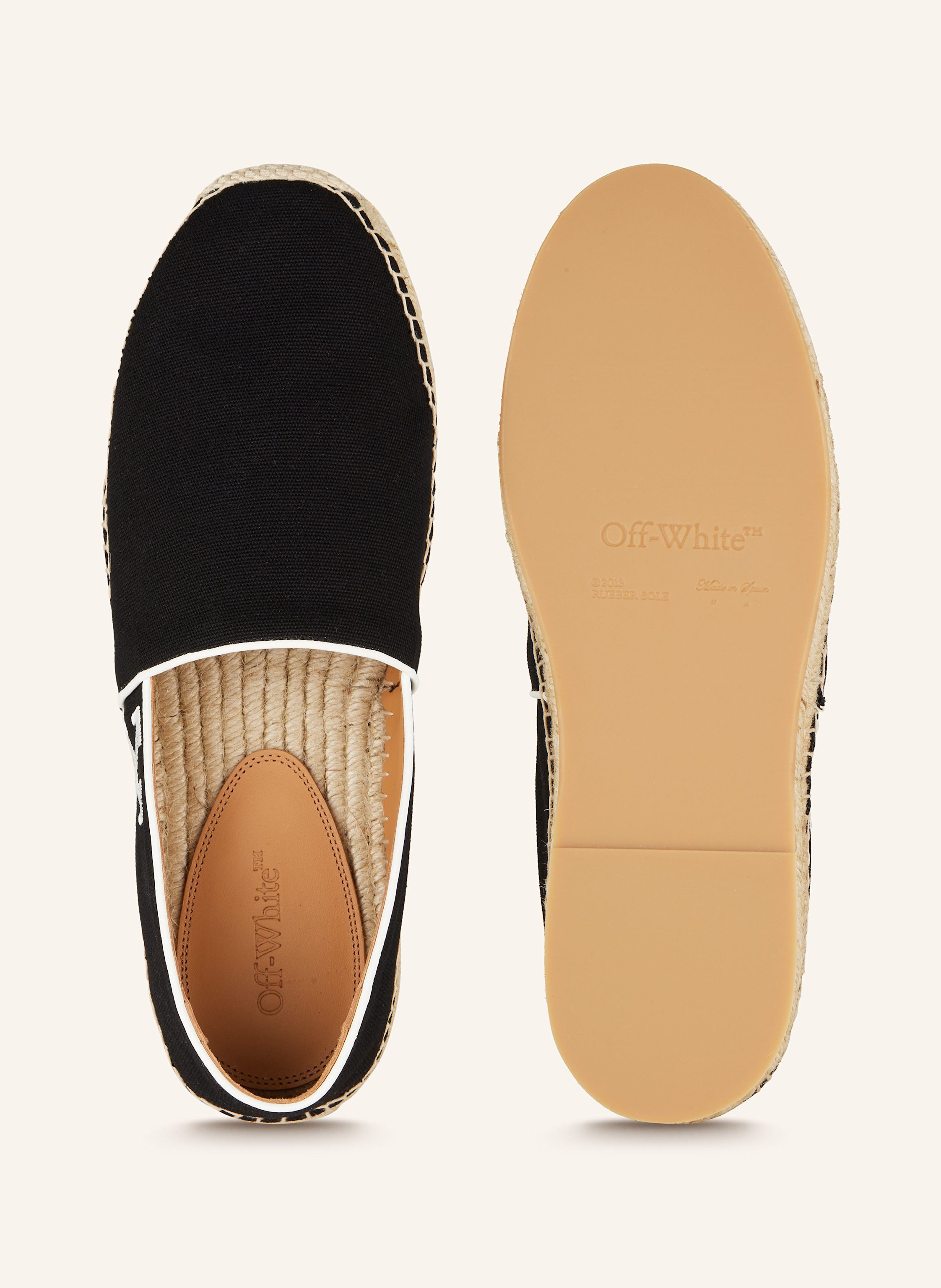 Thumbnail - Off-White Espadrilles Biarritz schwarz