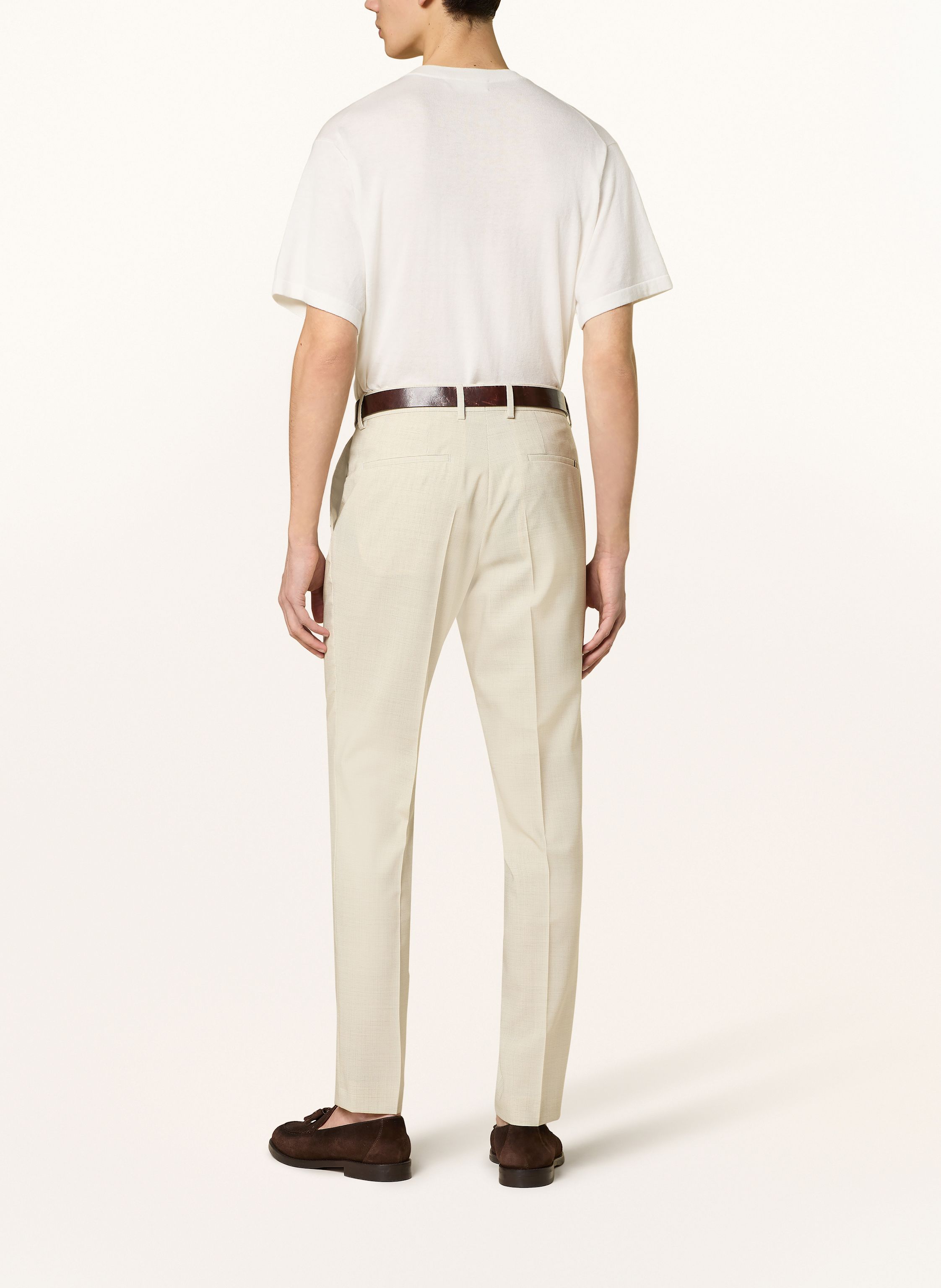 Thumbnail - Boss Anzughose Genius Slim Fit weiss