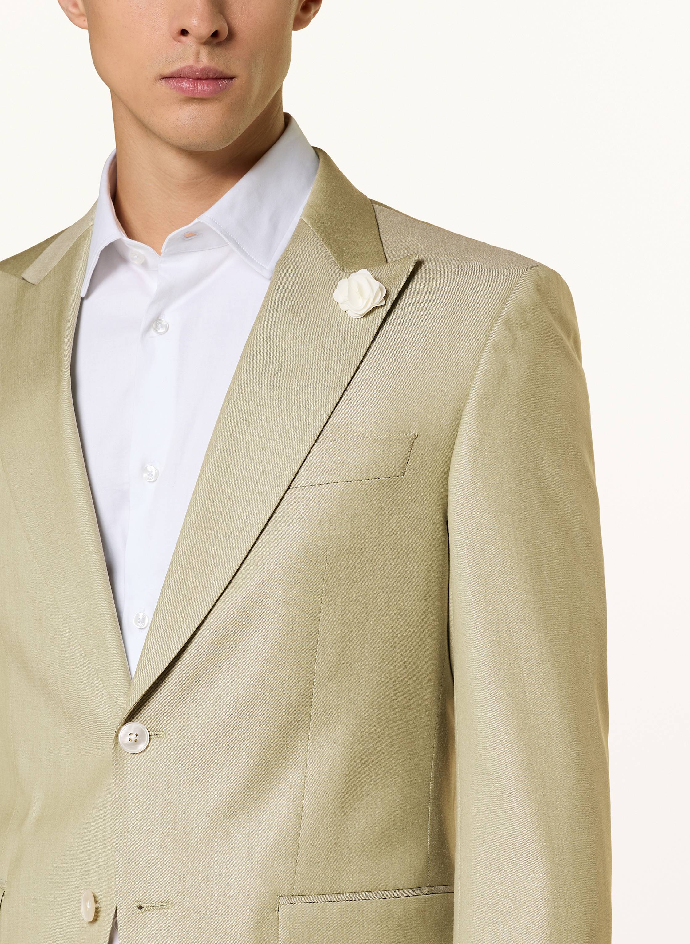 Thumbnail - Boss Anzugsakko Hutson Slim Fit gruen