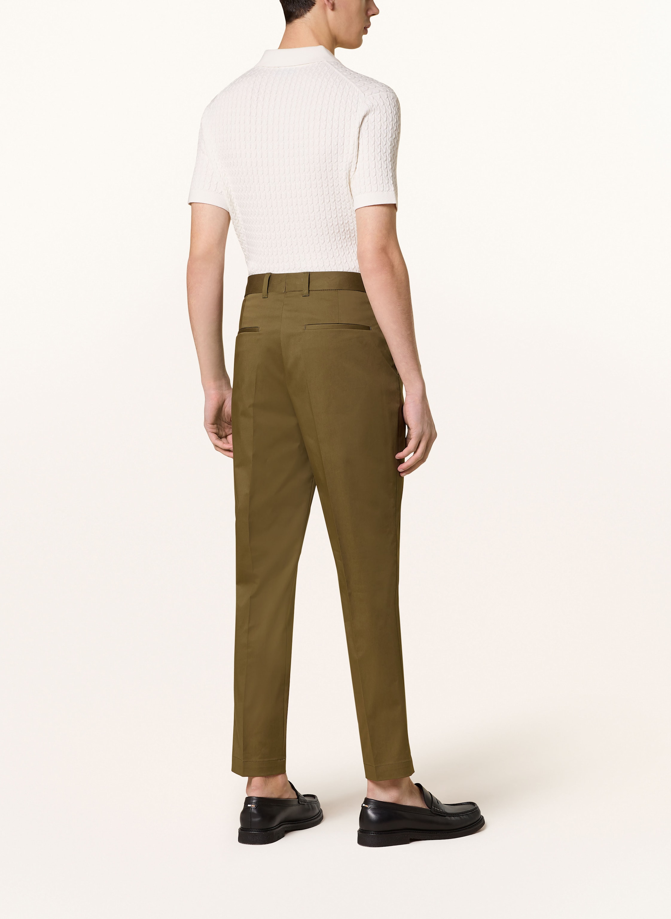 Thumbnail - Boss Anzughose Perin Relaxed Fit gruen