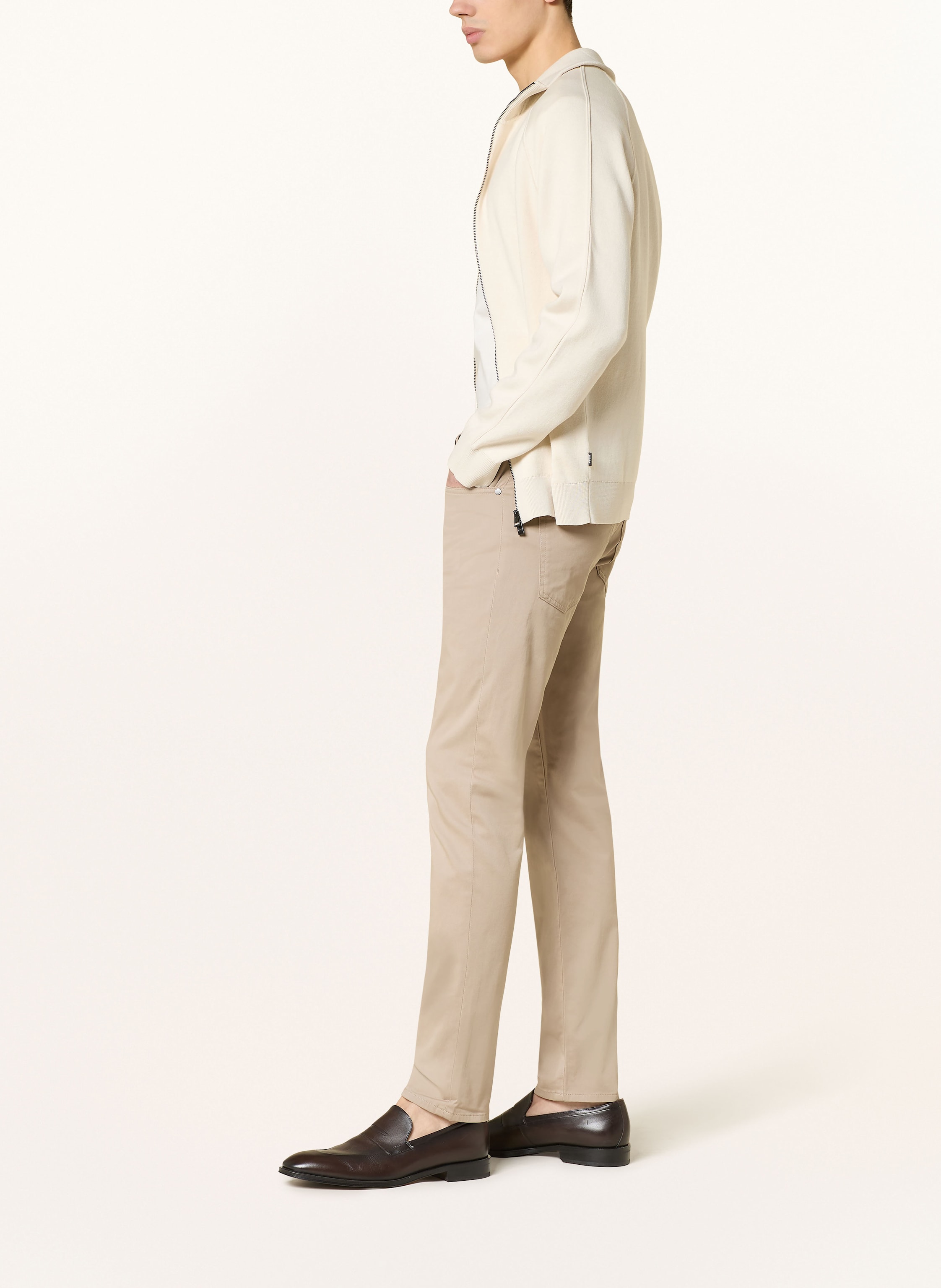 Thumbnail - Boss Hose Delaware Slim Fit beige