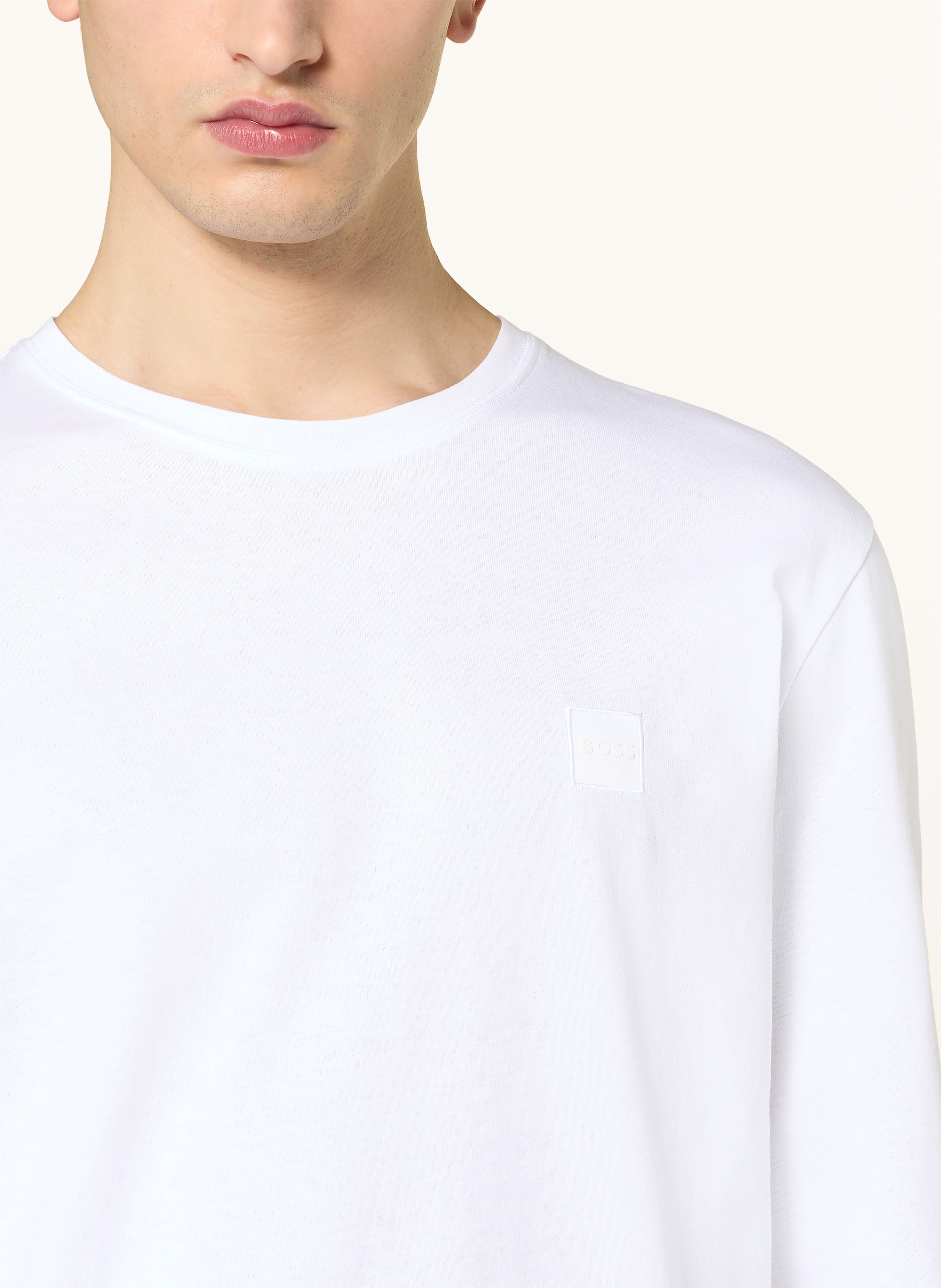 Thumbnail - Boss Longsleeve Tacks weiss