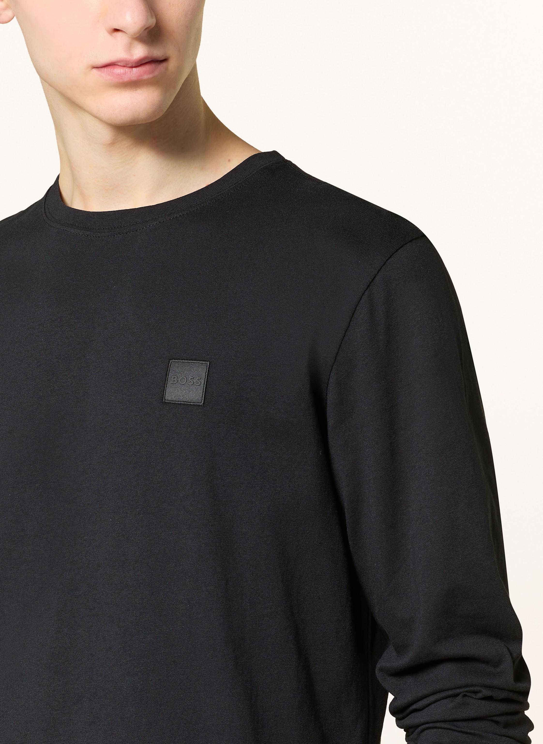 Thumbnail - Boss Longsleeve Tacks schwarz