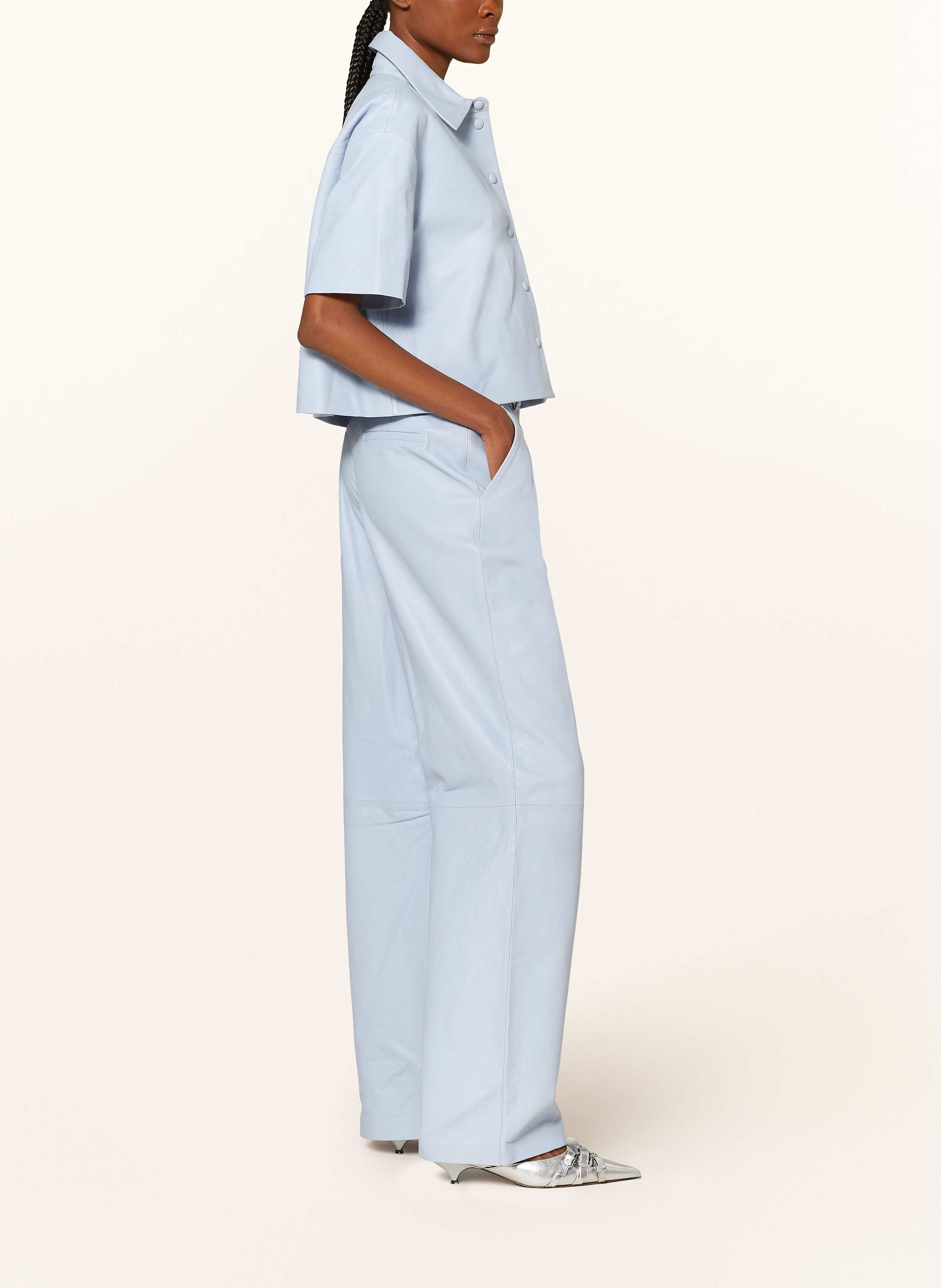 Thumbnail - Mrs & Hugs Lederhose blau