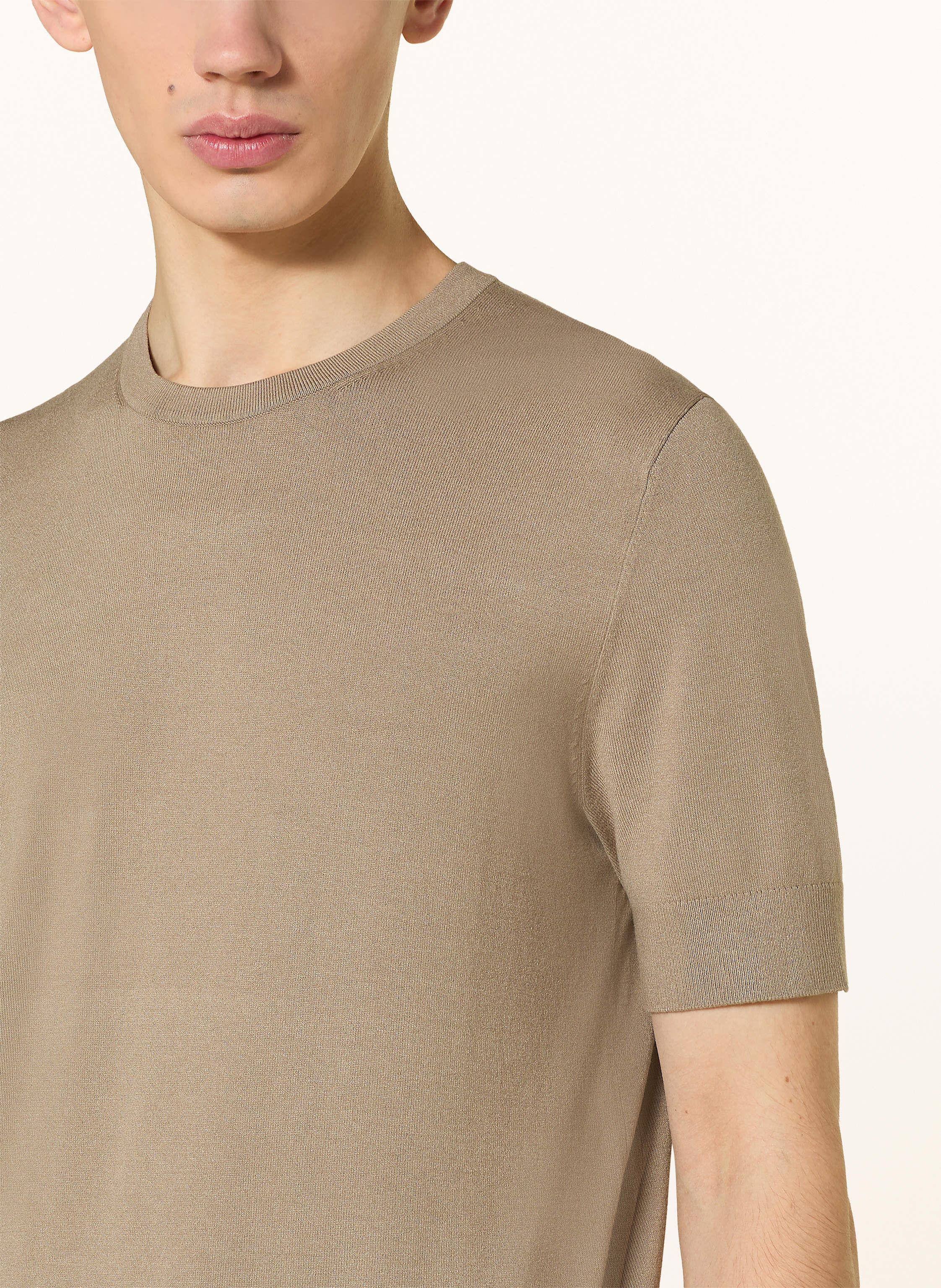 Thumbnail - Hugo Strickshirt San Carl braun