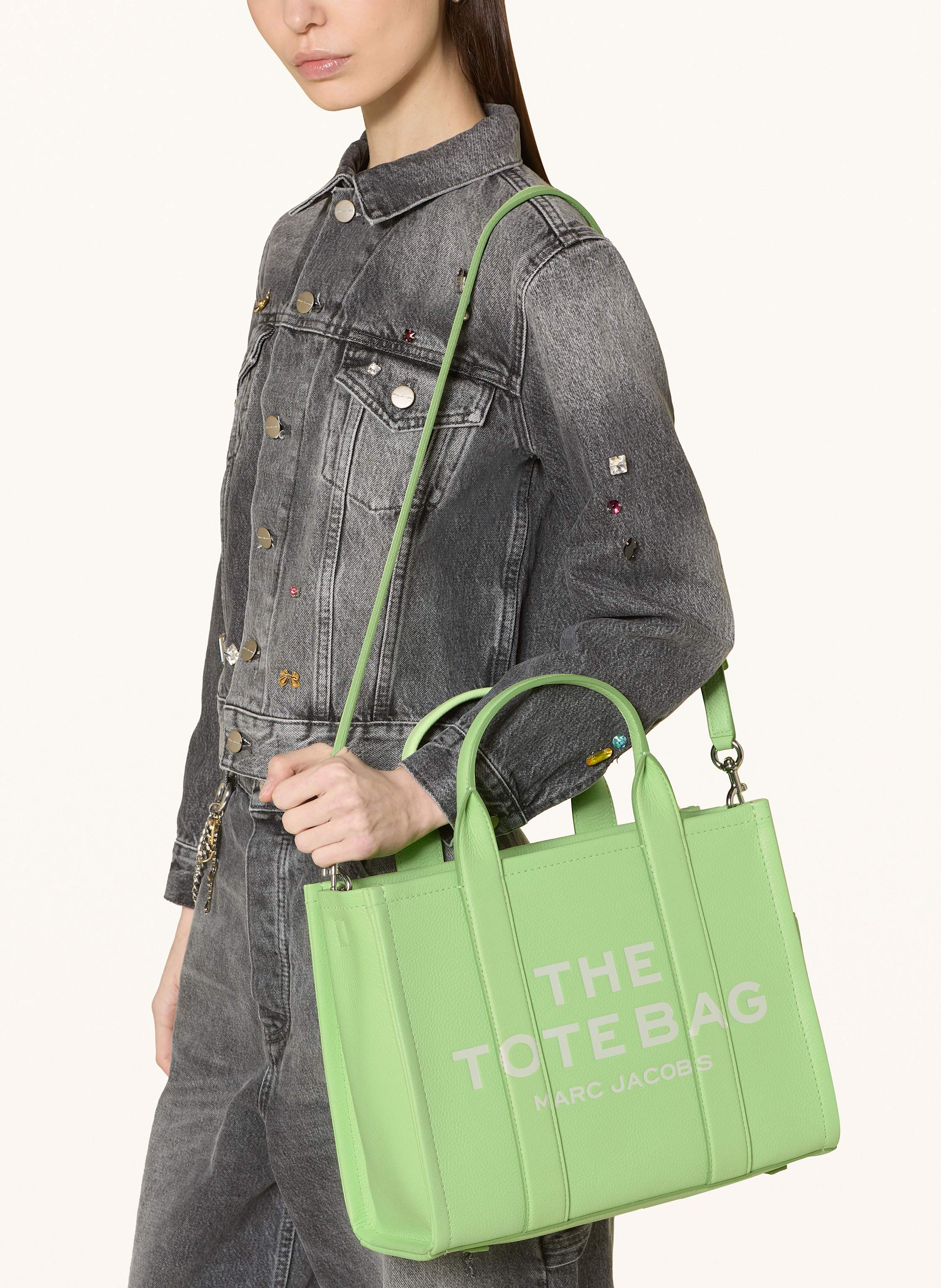 Thumbnail - Marc Jacobs Shopper The Medium Tote Bag gruen