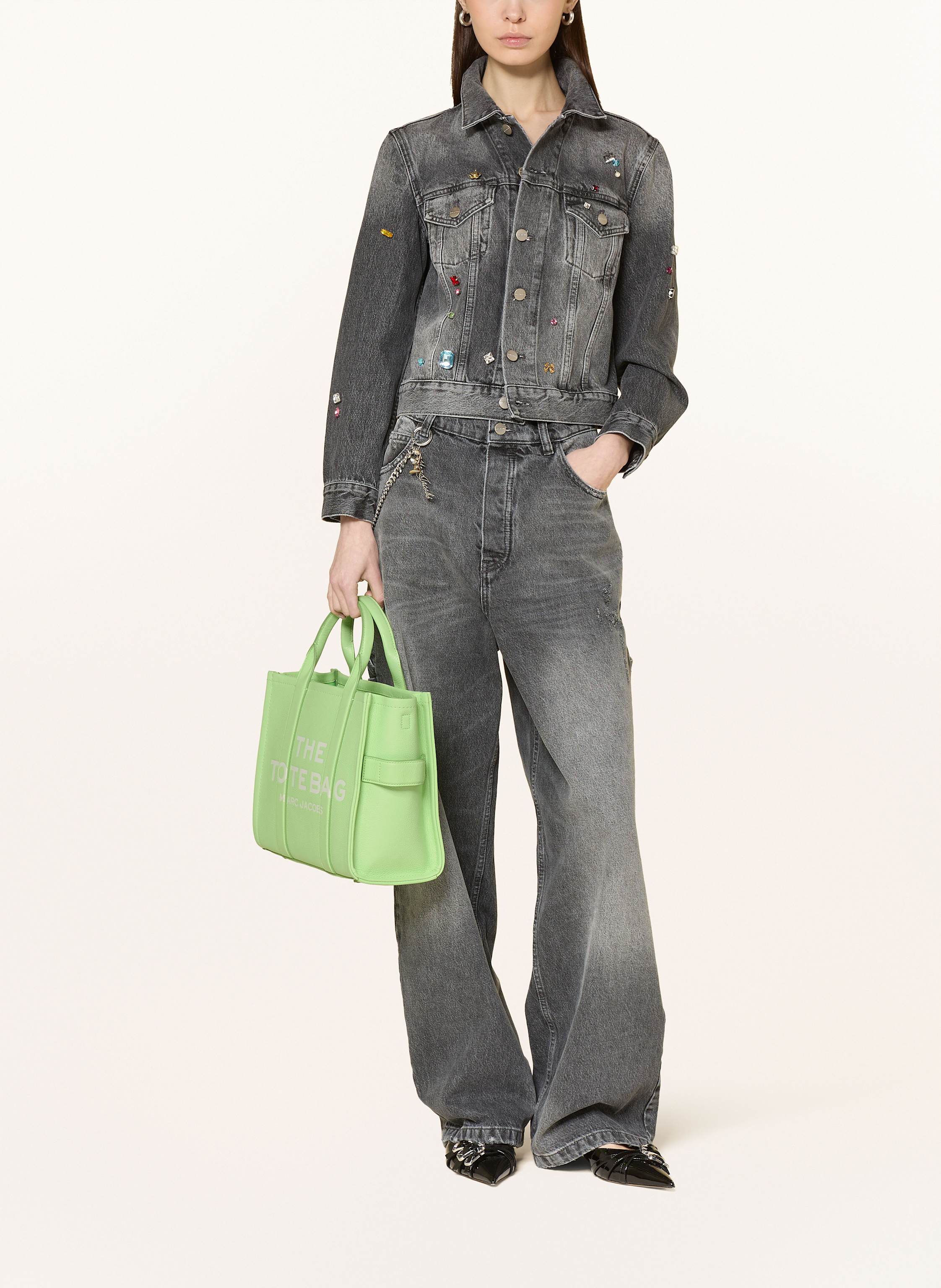 Thumbnail - Marc Jacobs Shopper The Medium Tote Bag gruen