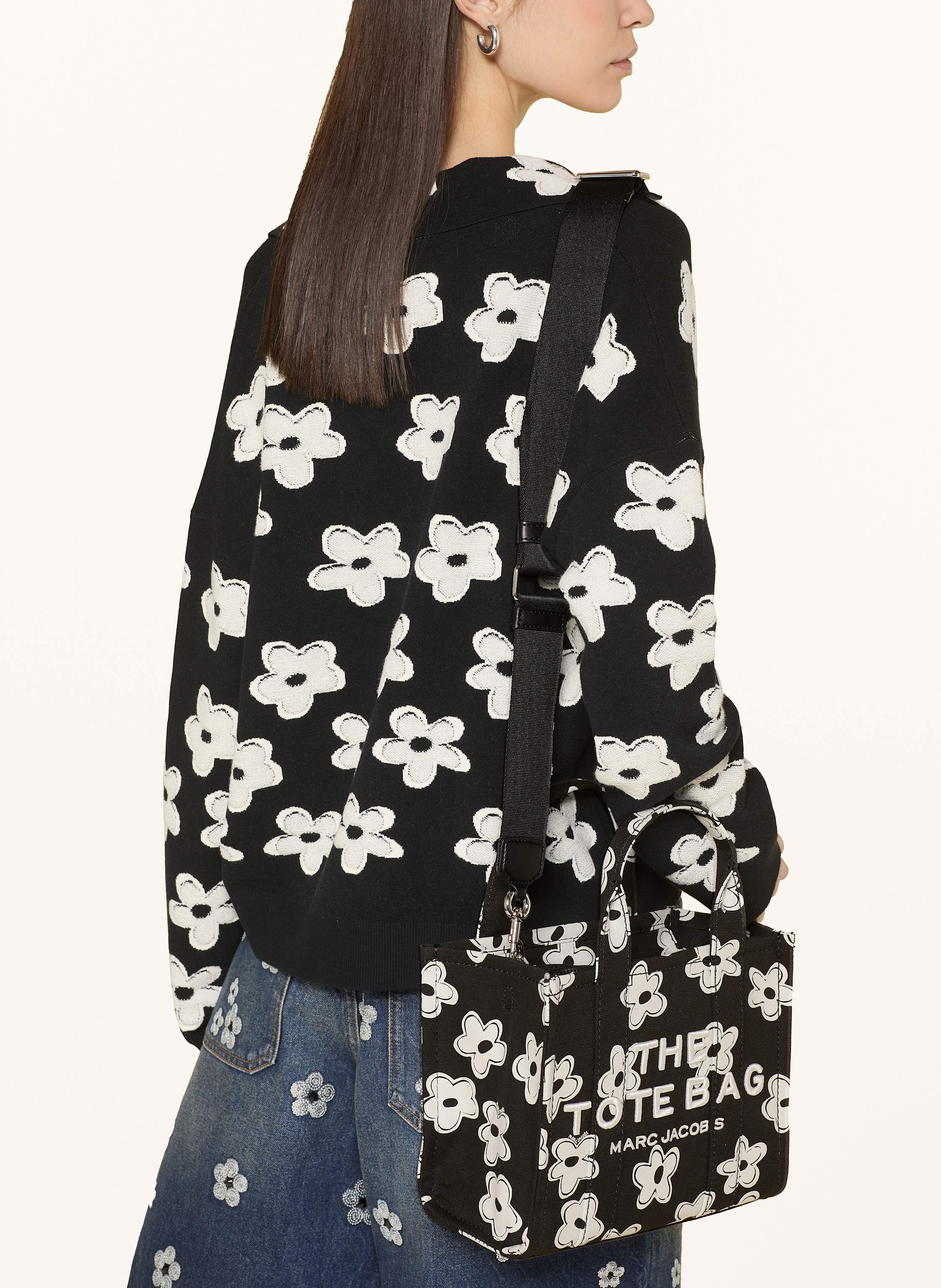 Thumbnail - Marc Jacobs Shopper The Small Tote Bag schwarz