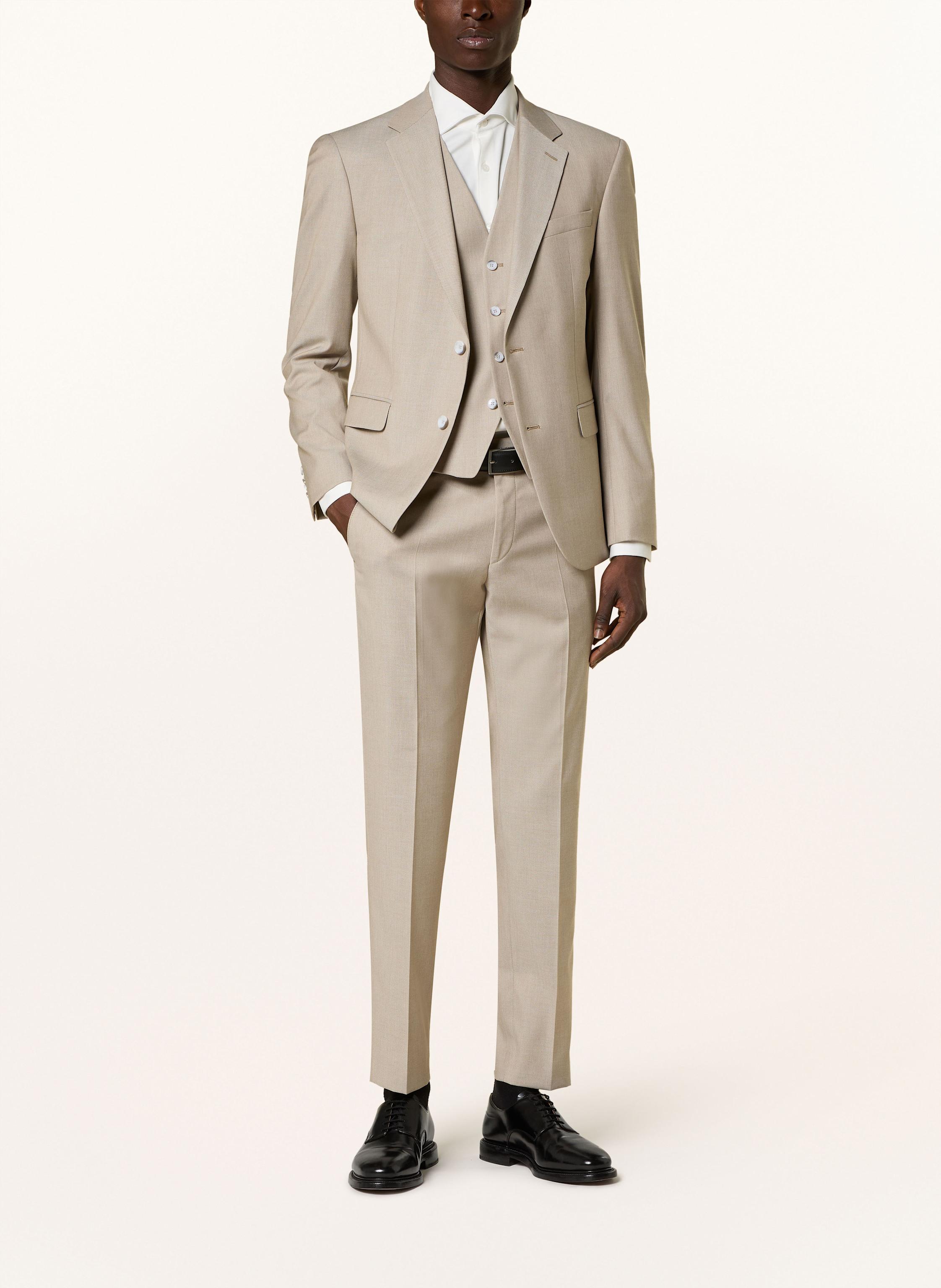 Thumbnail - Strellson Anzugweste Gyl Slim Fit beige