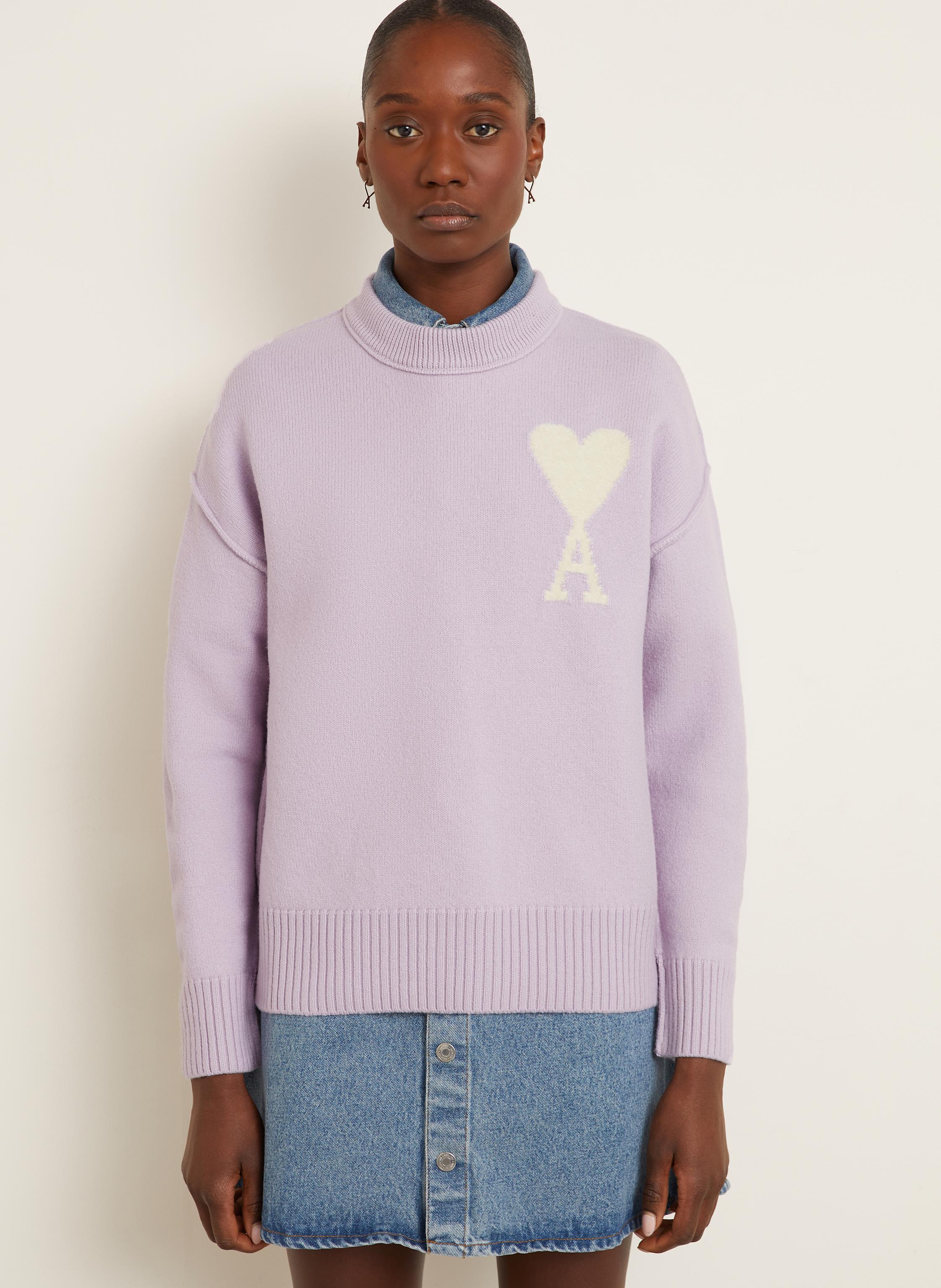 Thumbnail - Ami Paris Pullover lila