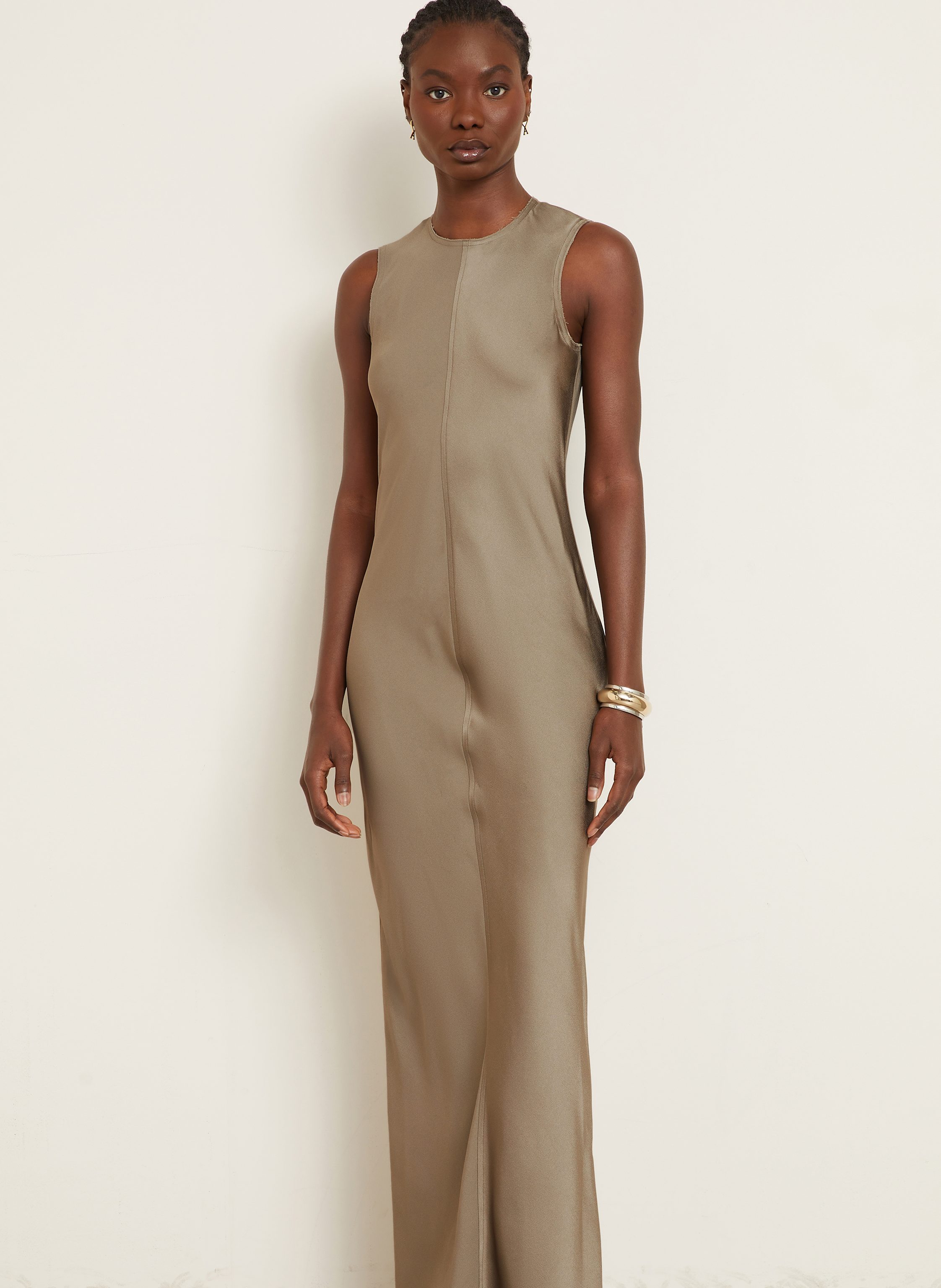 Thumbnail - Ami Paris Kleid beige