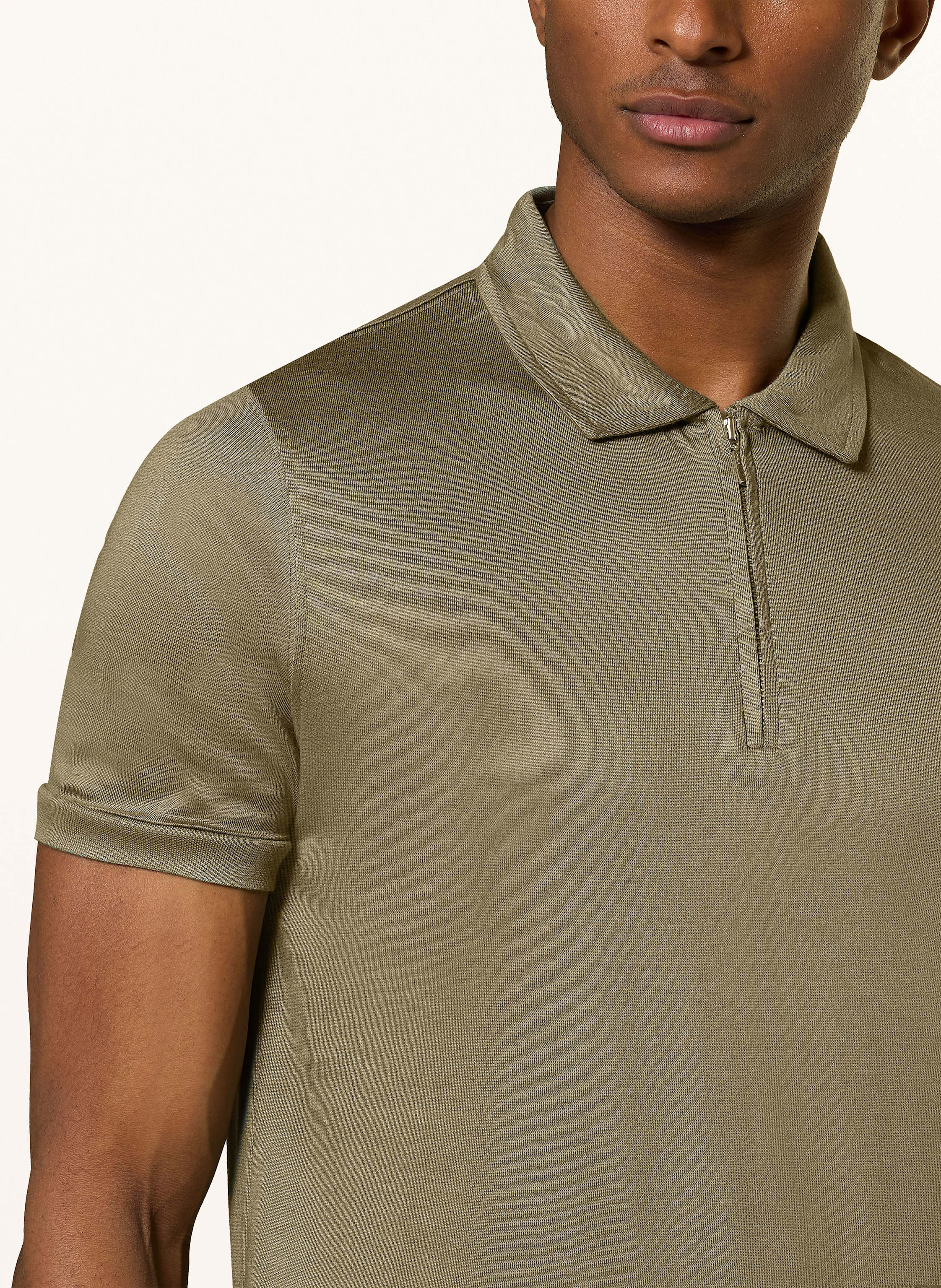 Thumbnail - Paul Jersey-Poloshirt gruen