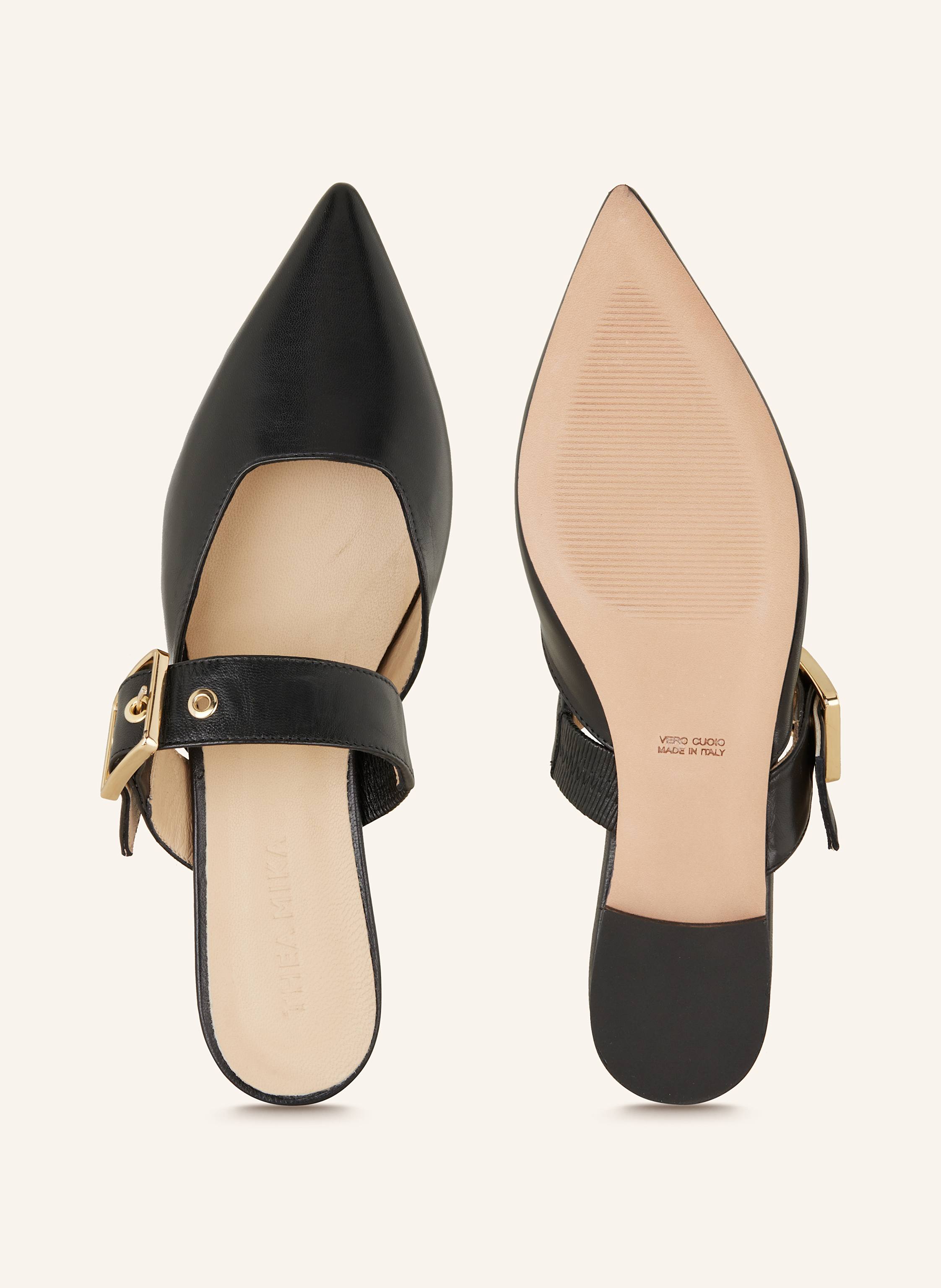 Thumbnail - Thea Mika Mules Avena schwarz