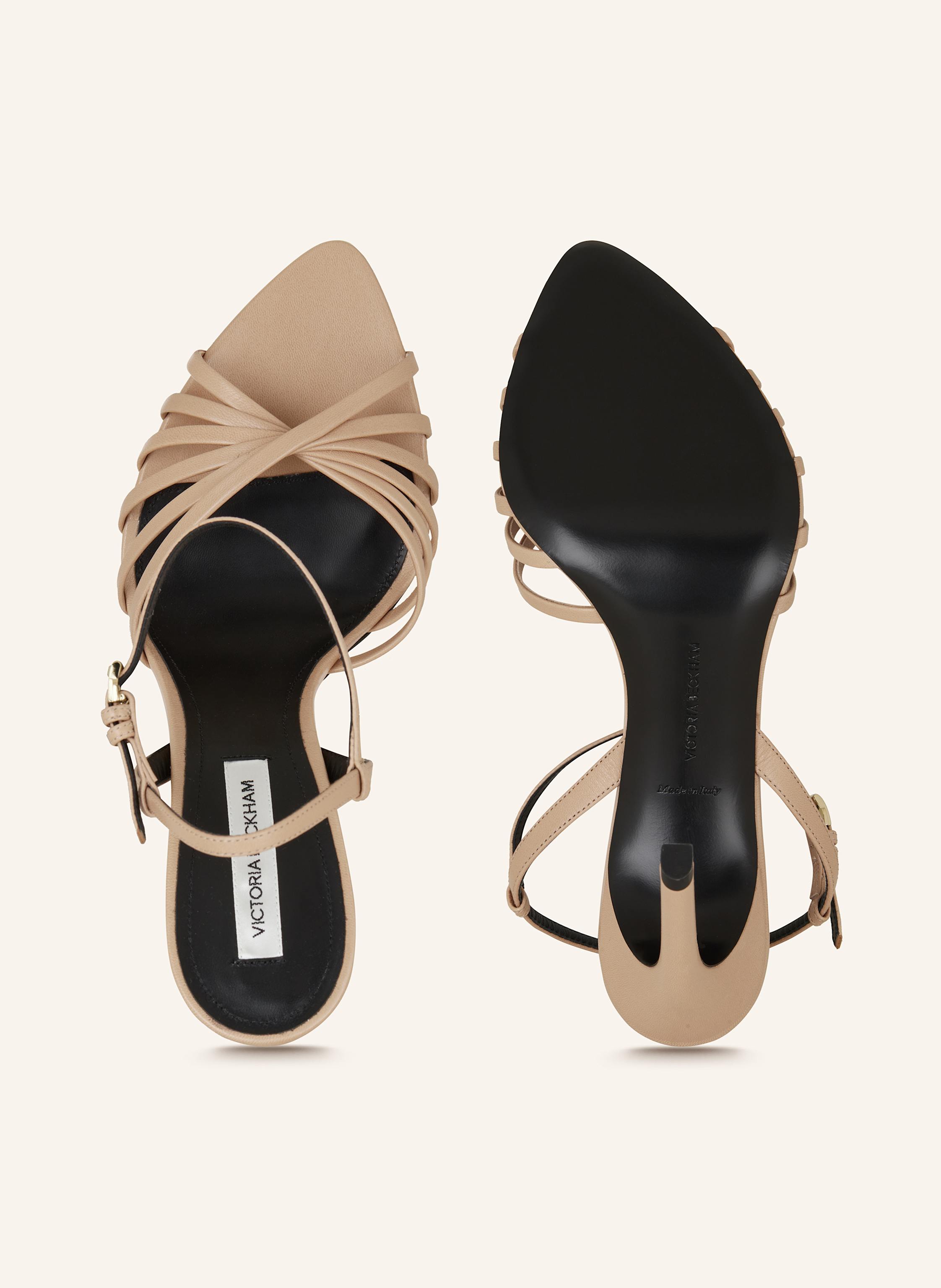 Thumbnail - Victoria Beckham Sandaletten beige