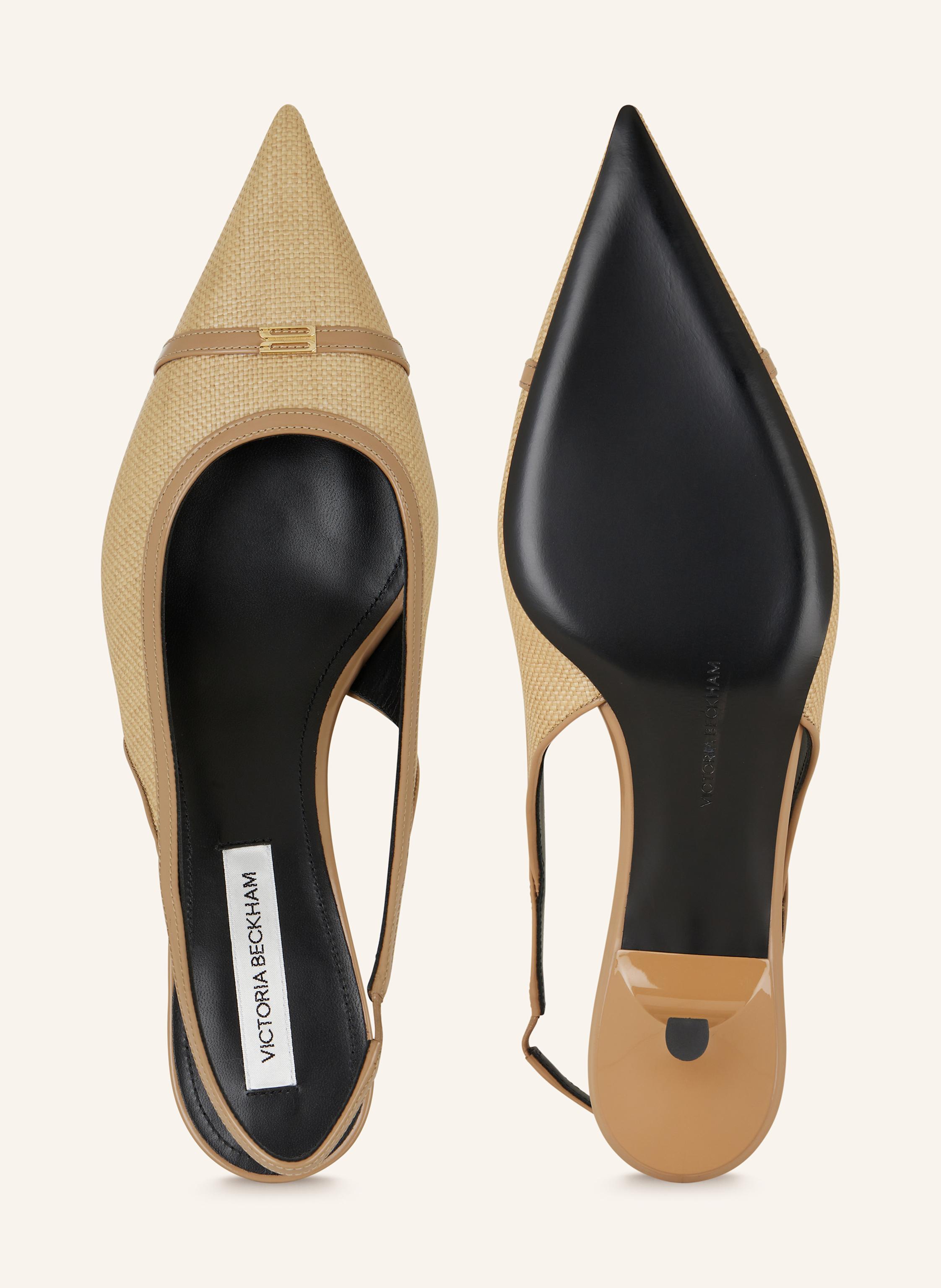Thumbnail - Victoria Beckham Slingpumps beige