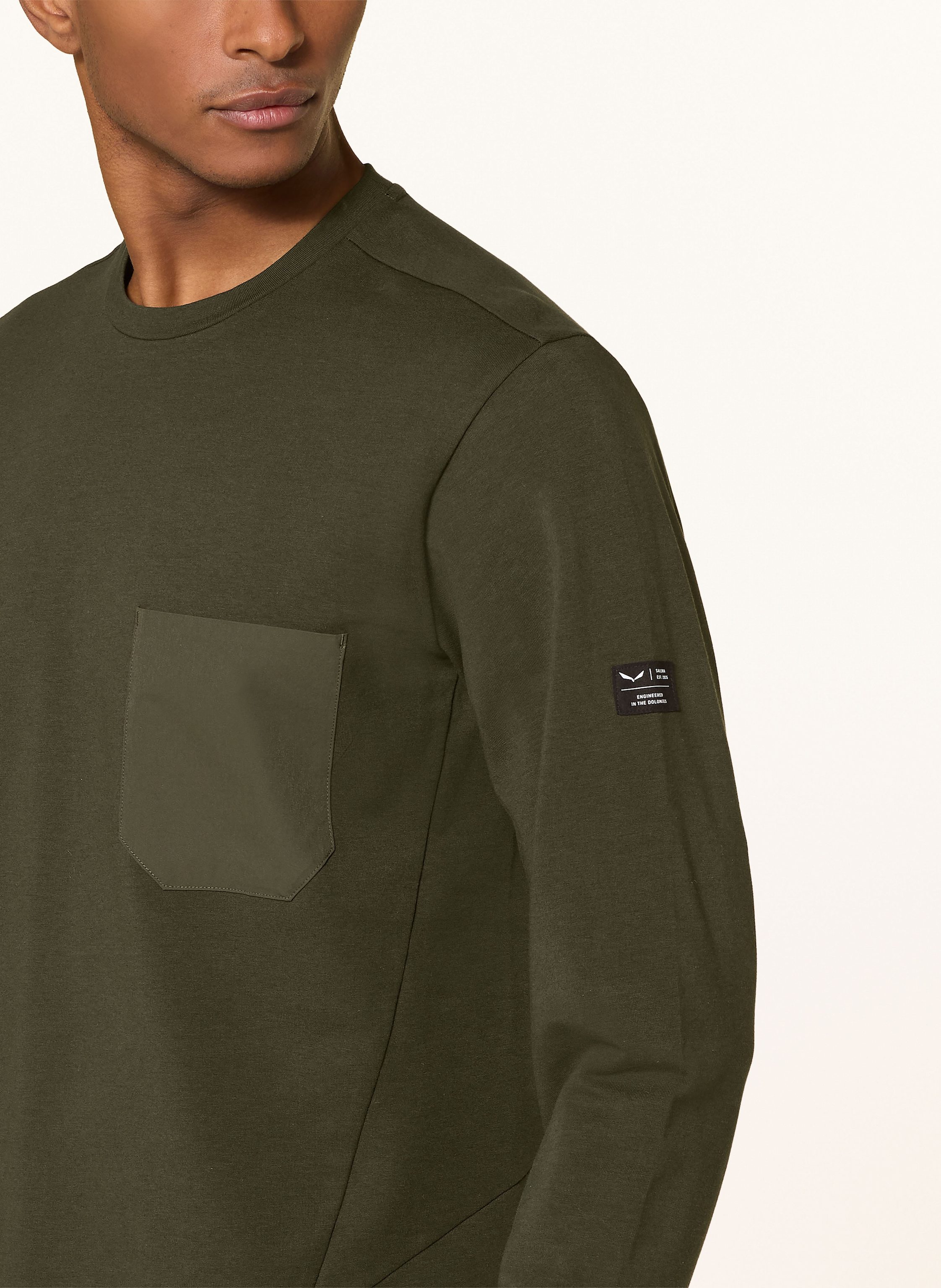 Thumbnail - Salewa Sweatshirt Fanes Dry gruen