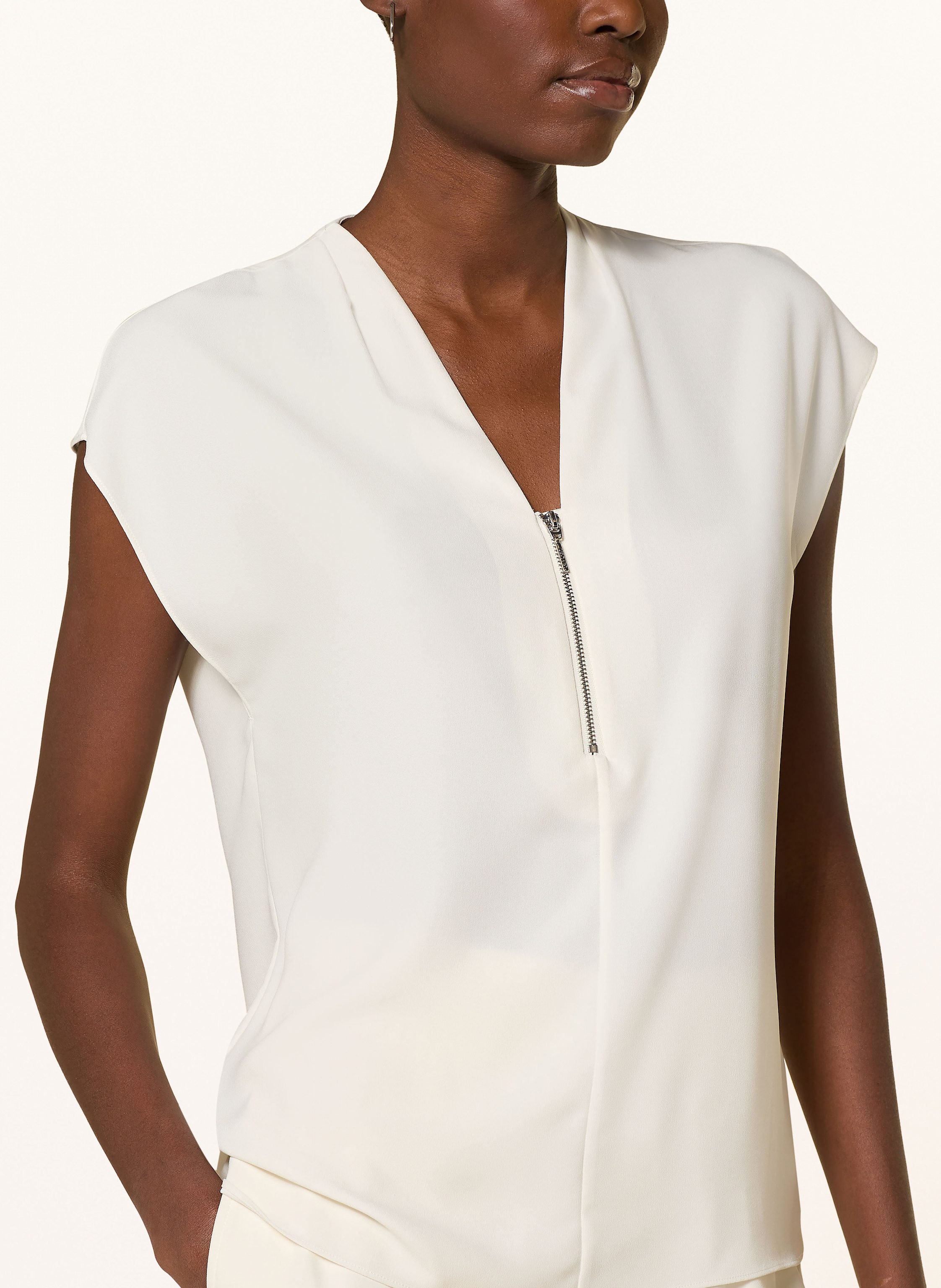 Thumbnail - Calvin Klein Blusentop Georgette weiss