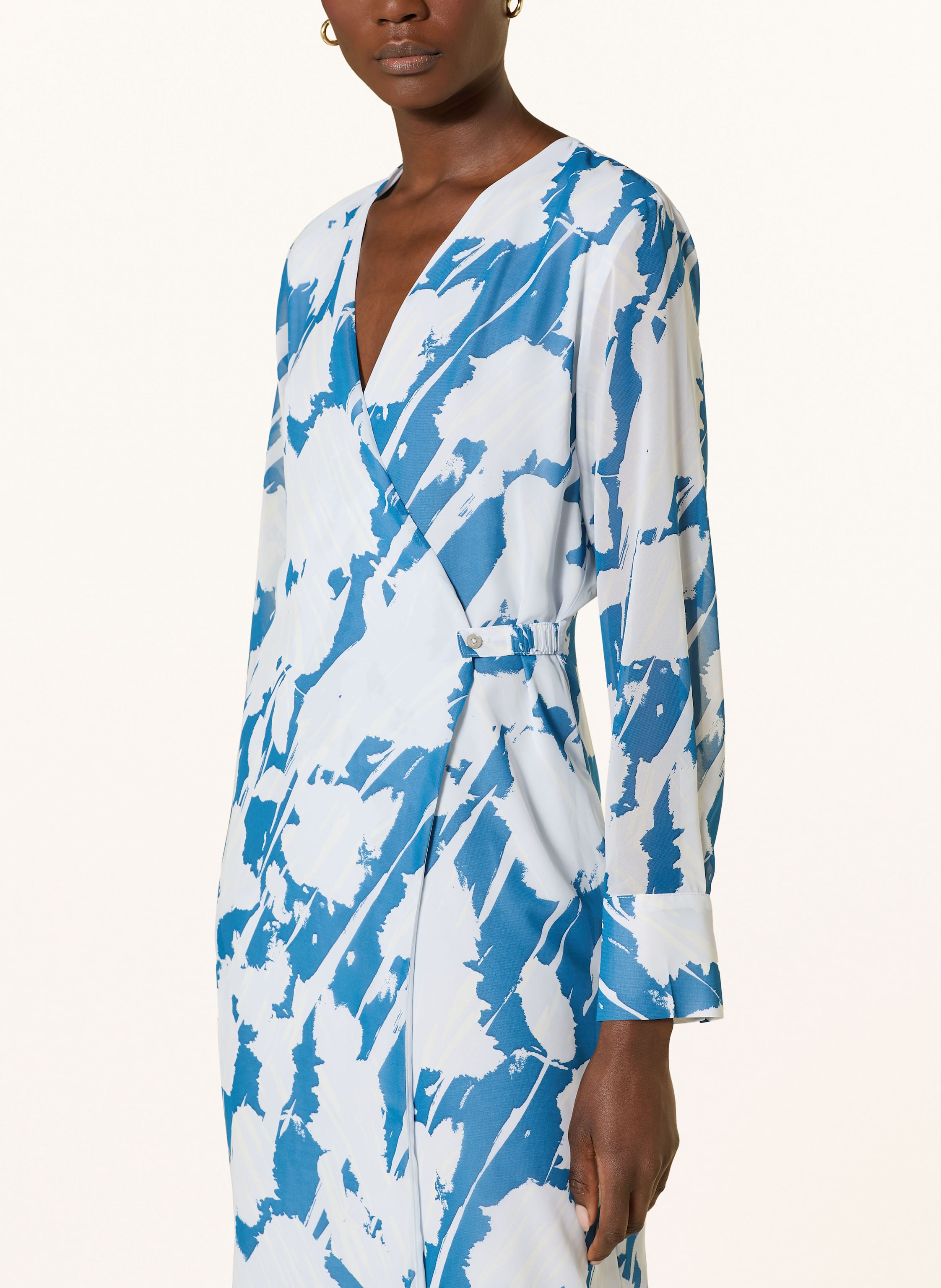 Thumbnail - Calvin Klein Wickelkleid blau