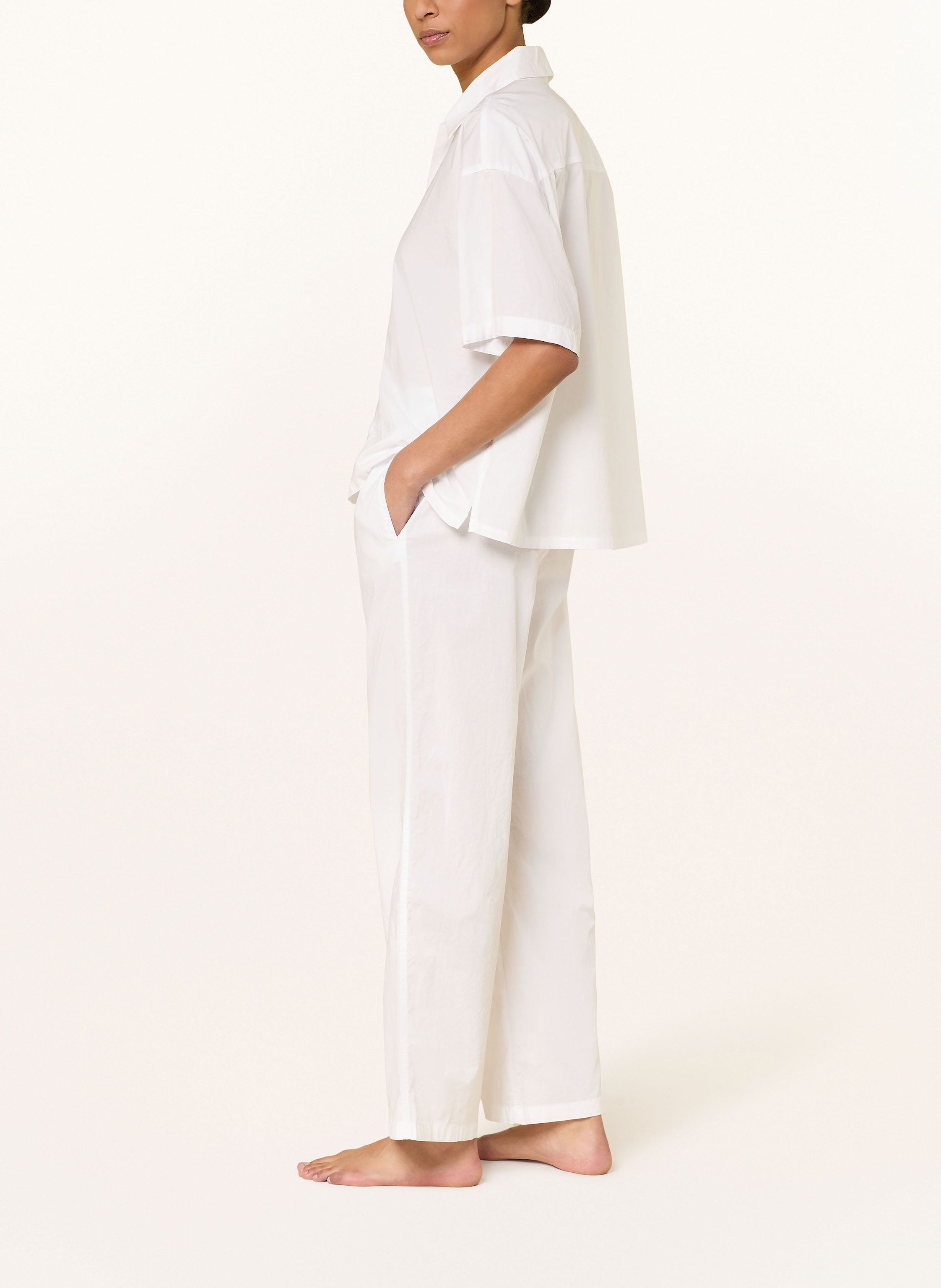 Thumbnail - Calvin Klein Schlafhose Cotton Poplin weiss