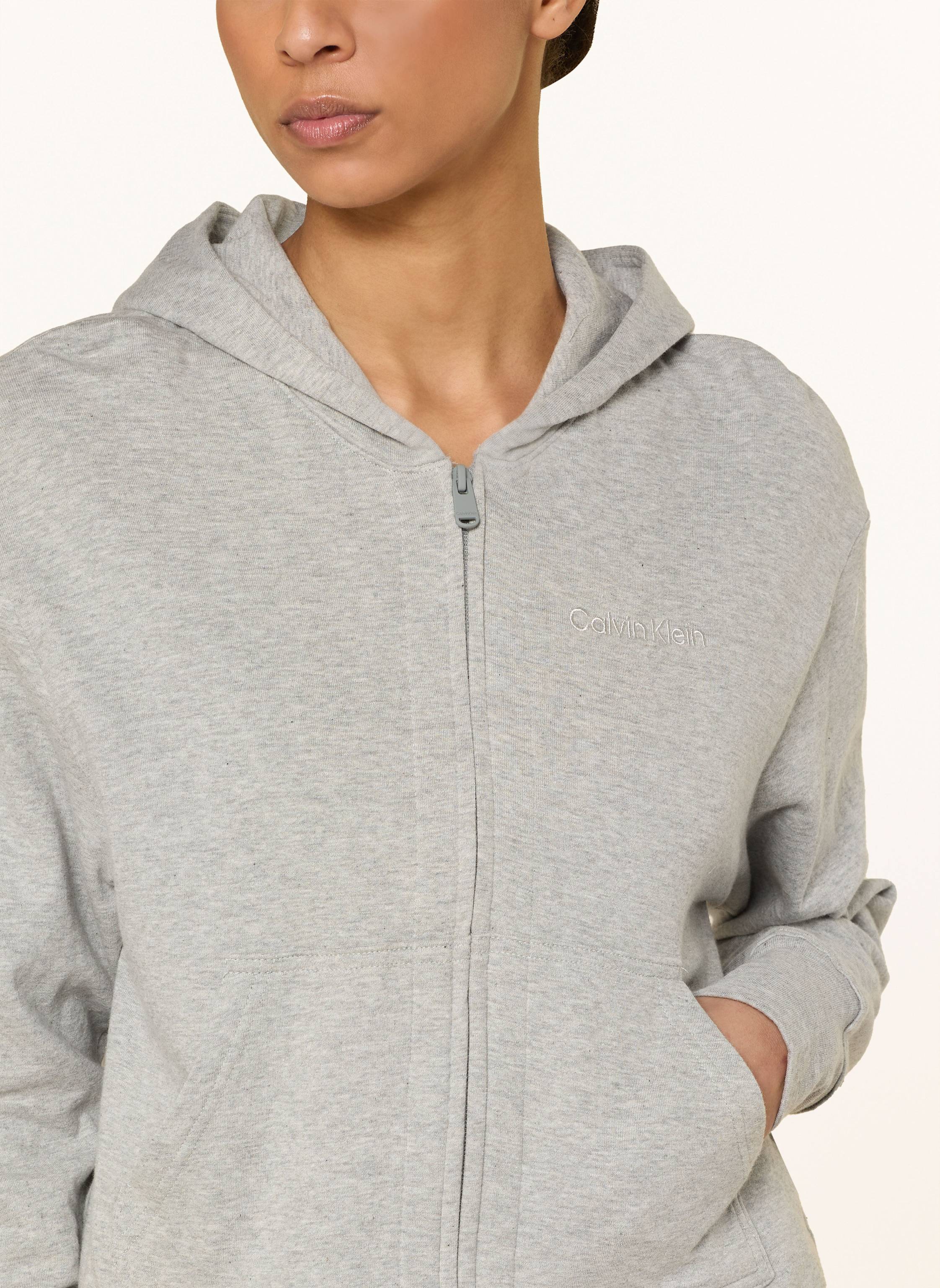 Thumbnail - Calvin Klein Lounge-Sweatjacke Icon Cotton Terry grau