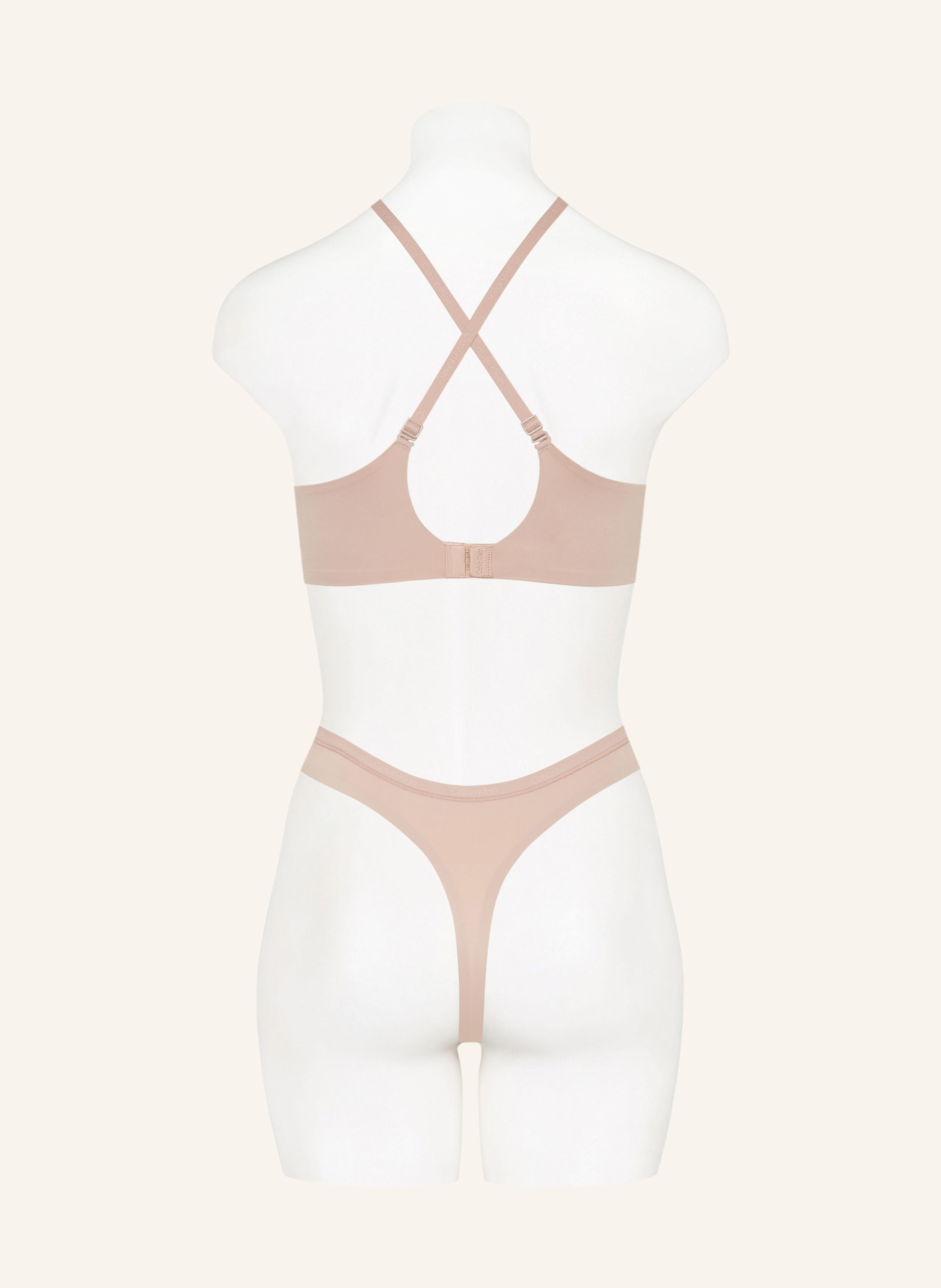 Thumbnail - Calvin Klein Push-Up-Bh Perfectly Fit beige