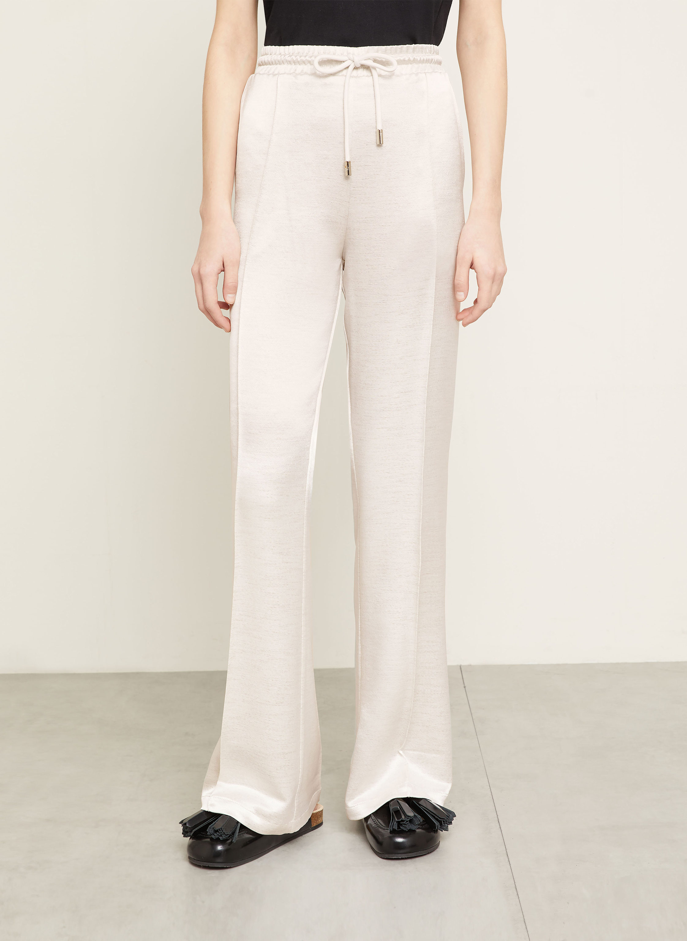 Thumbnail - Jw Anderson Marlenehose Aus Satin weiss