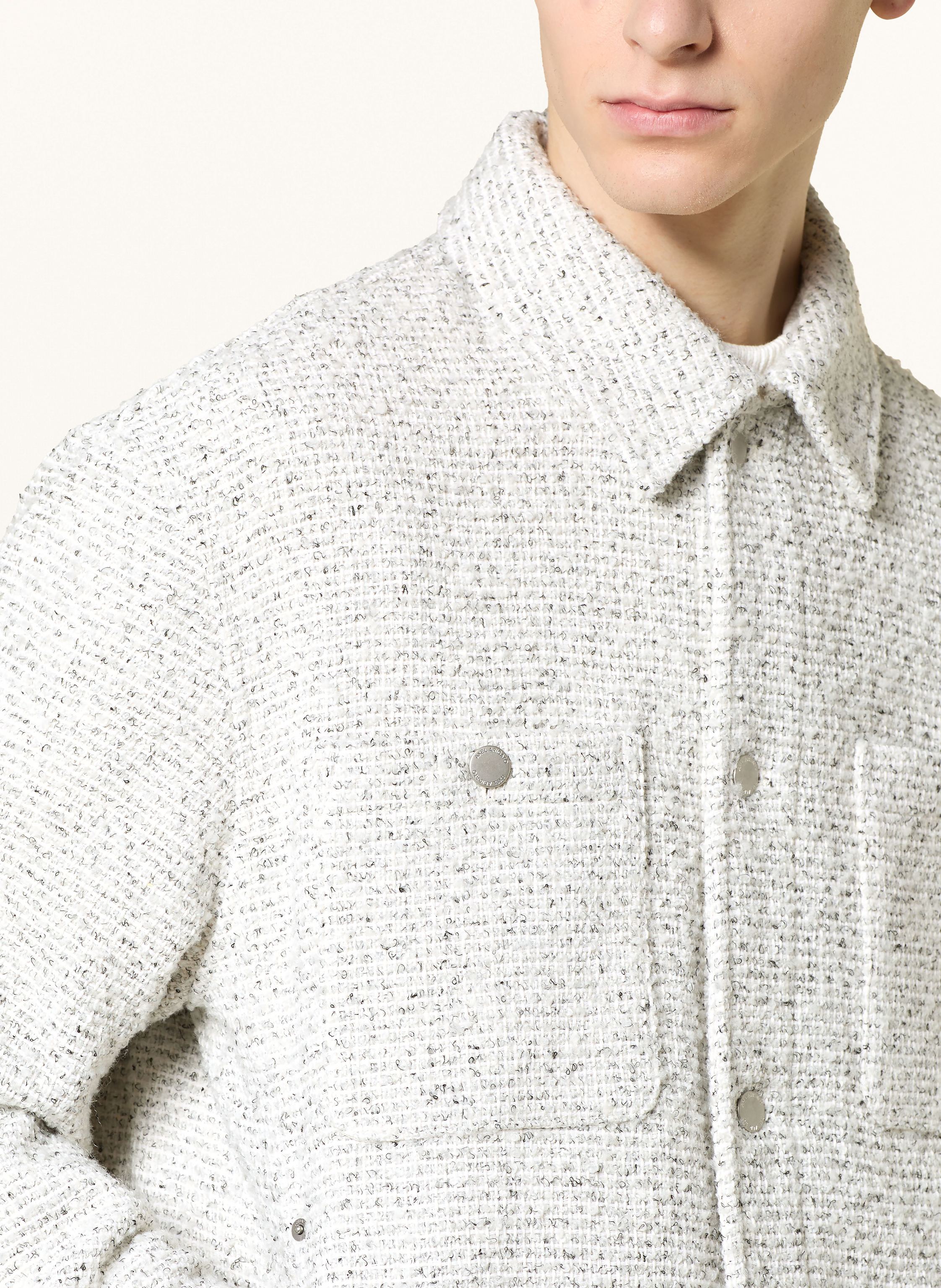 Thumbnail - Axel Arigato Bouclé-Overjacket Wyn weiss