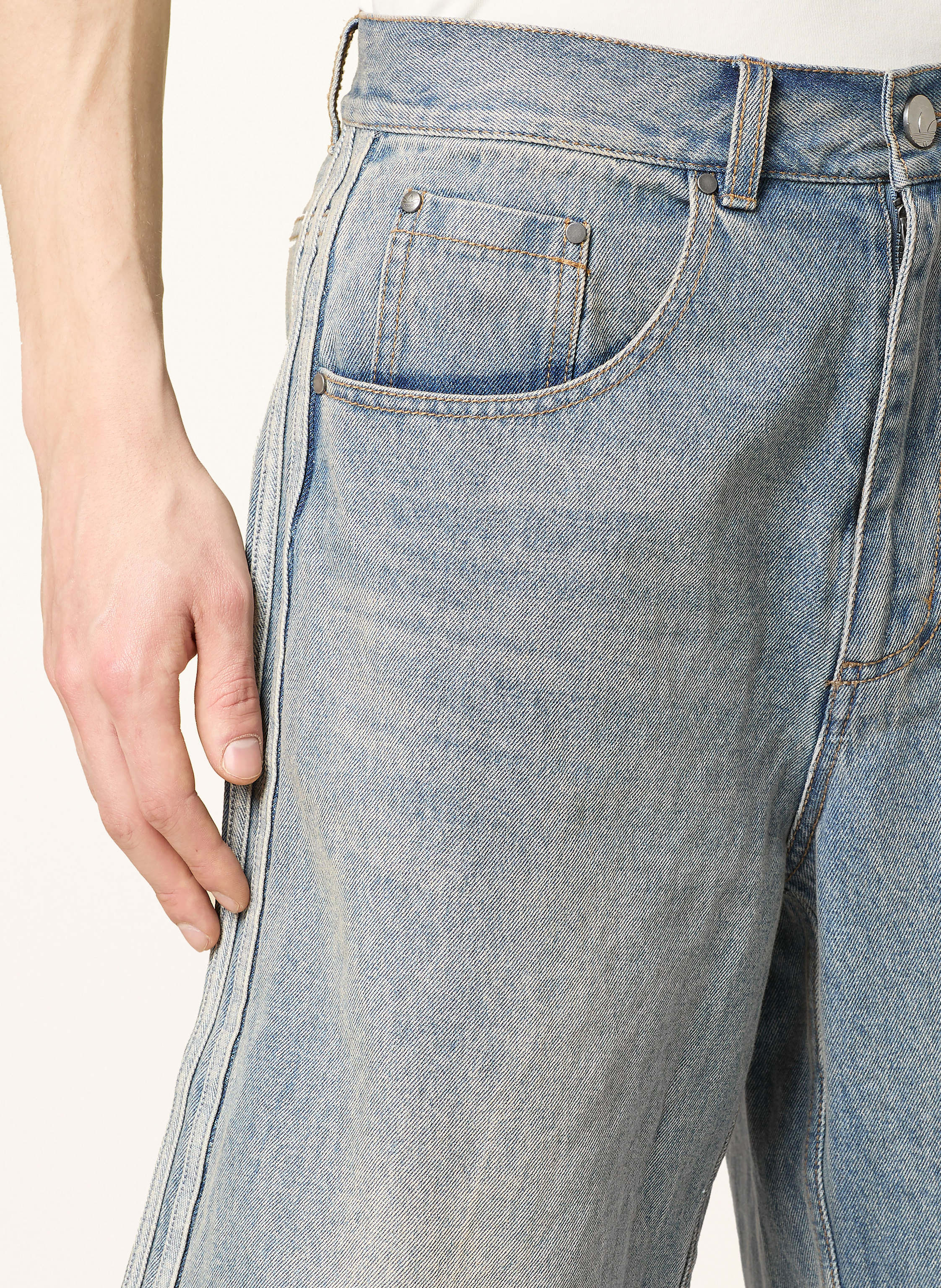 Thumbnail - Adidas Originals Jeansshorts Adilenium Season 3 blau