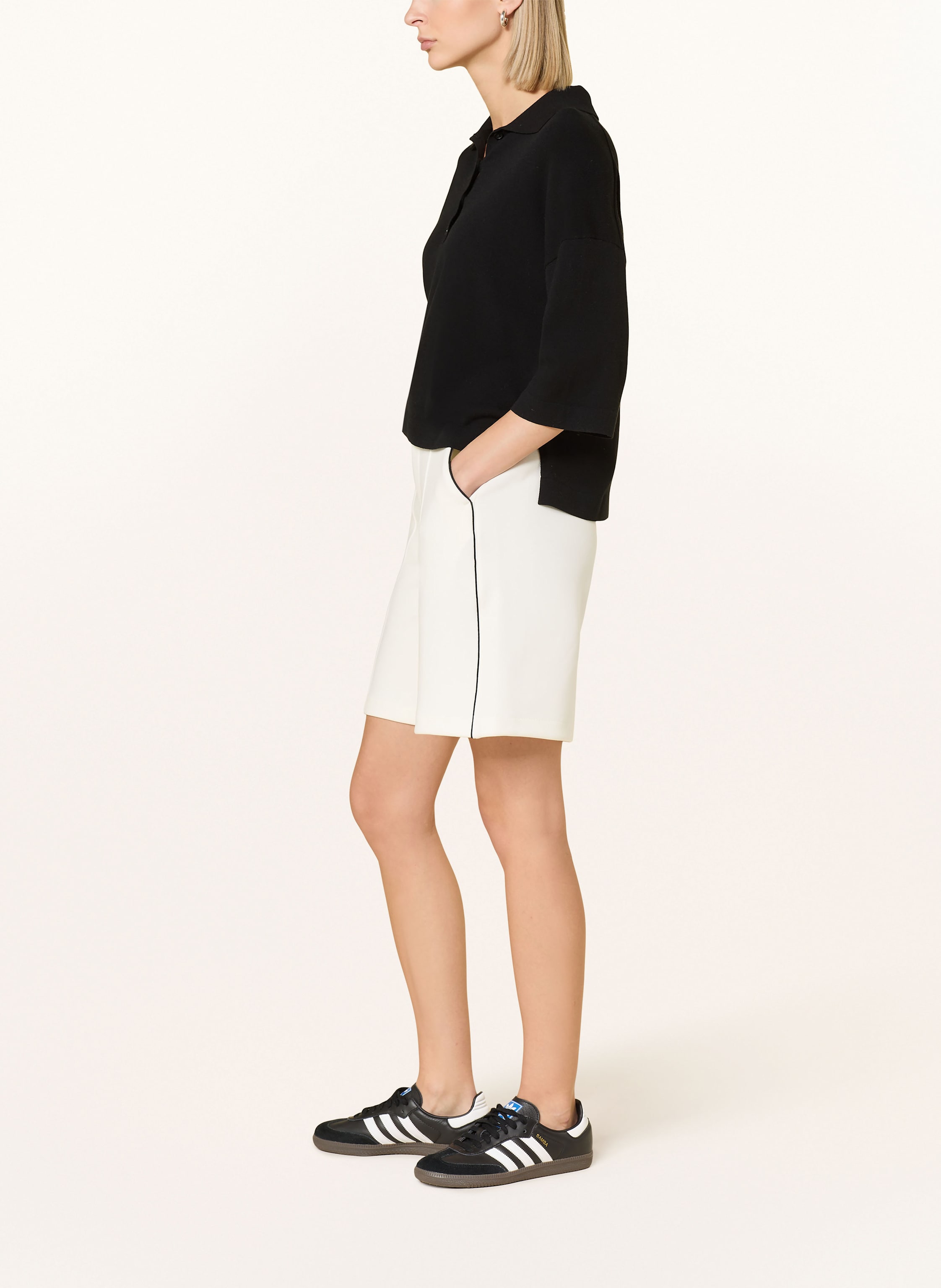 Thumbnail - Adidas Originals Shorts Adidas Originals Wide Leg Bermuda Short weiss
