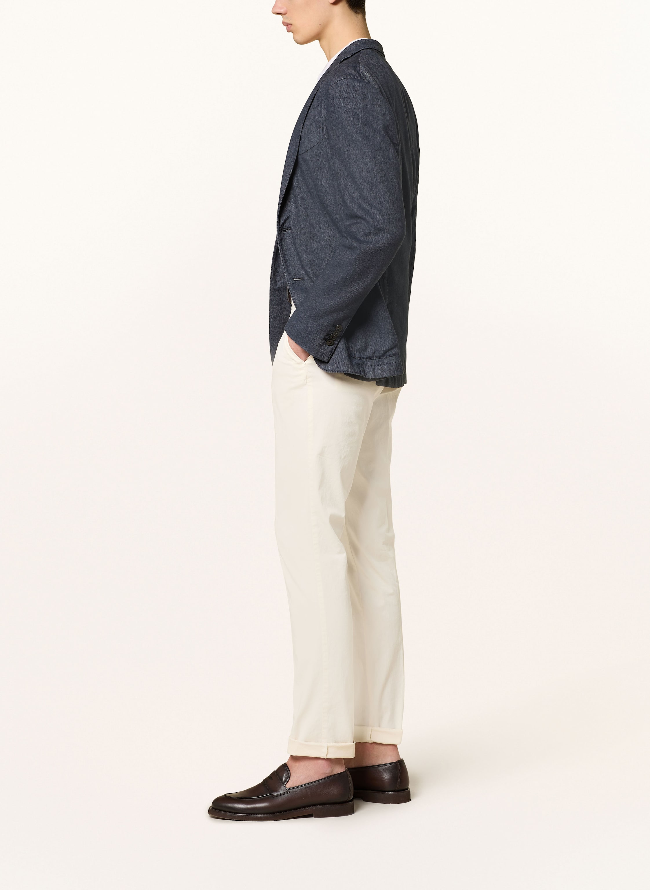 Thumbnail - Berwich Chino Extra Slim Fit weiss