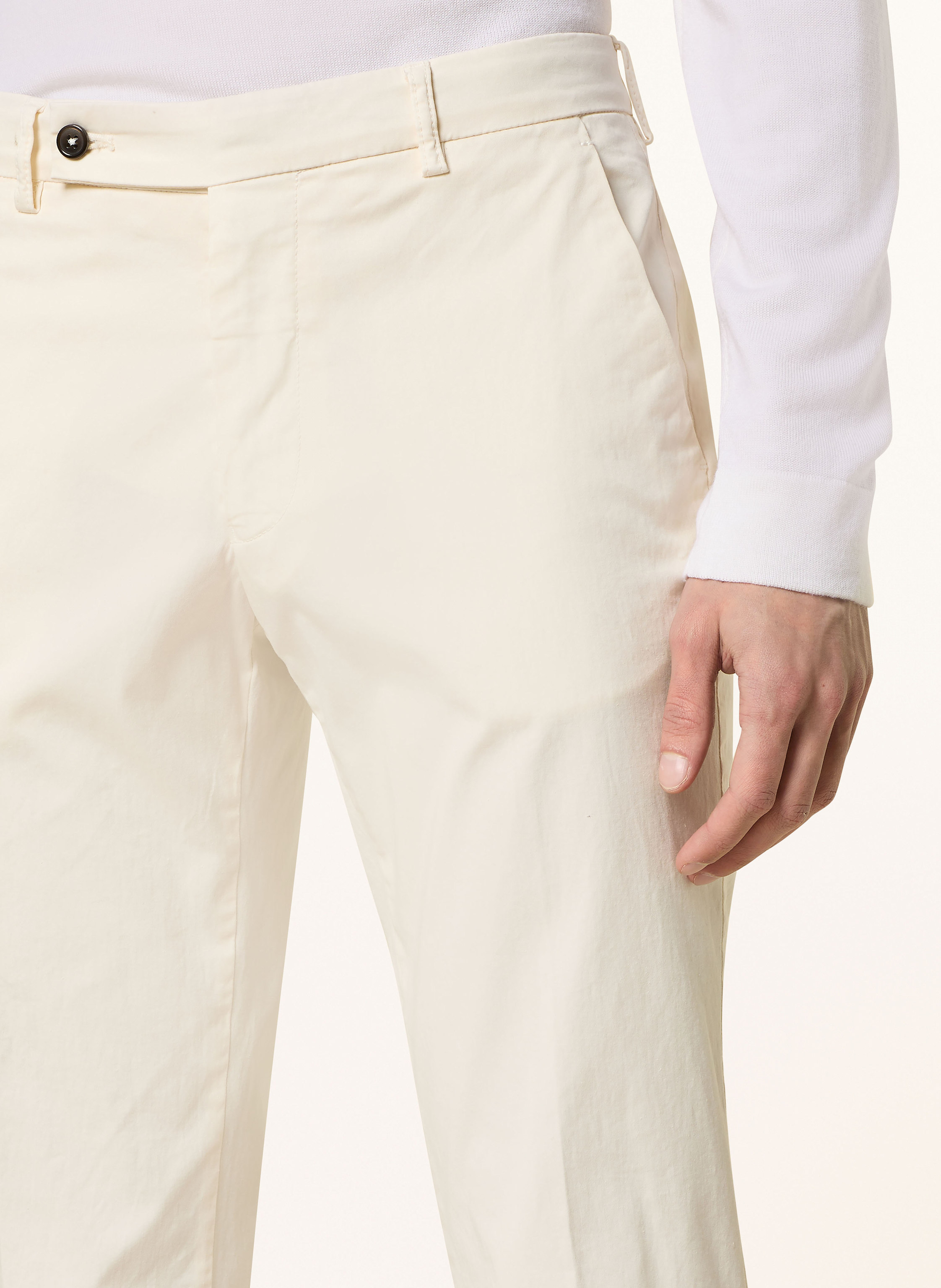 Thumbnail - Berwich Chino Extra Slim Fit weiss