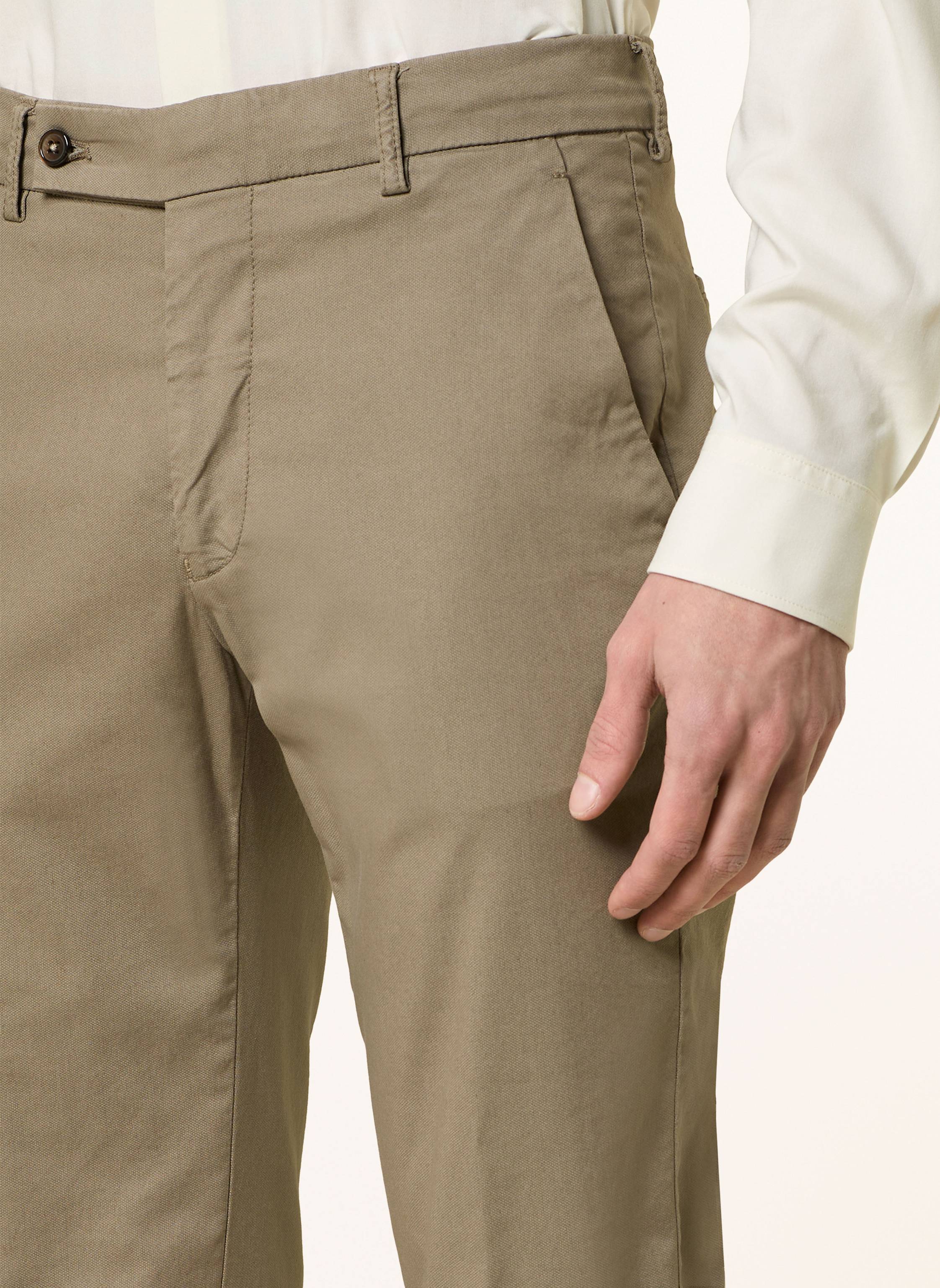 Thumbnail - Berwich Chino Extra Slim Fit braun