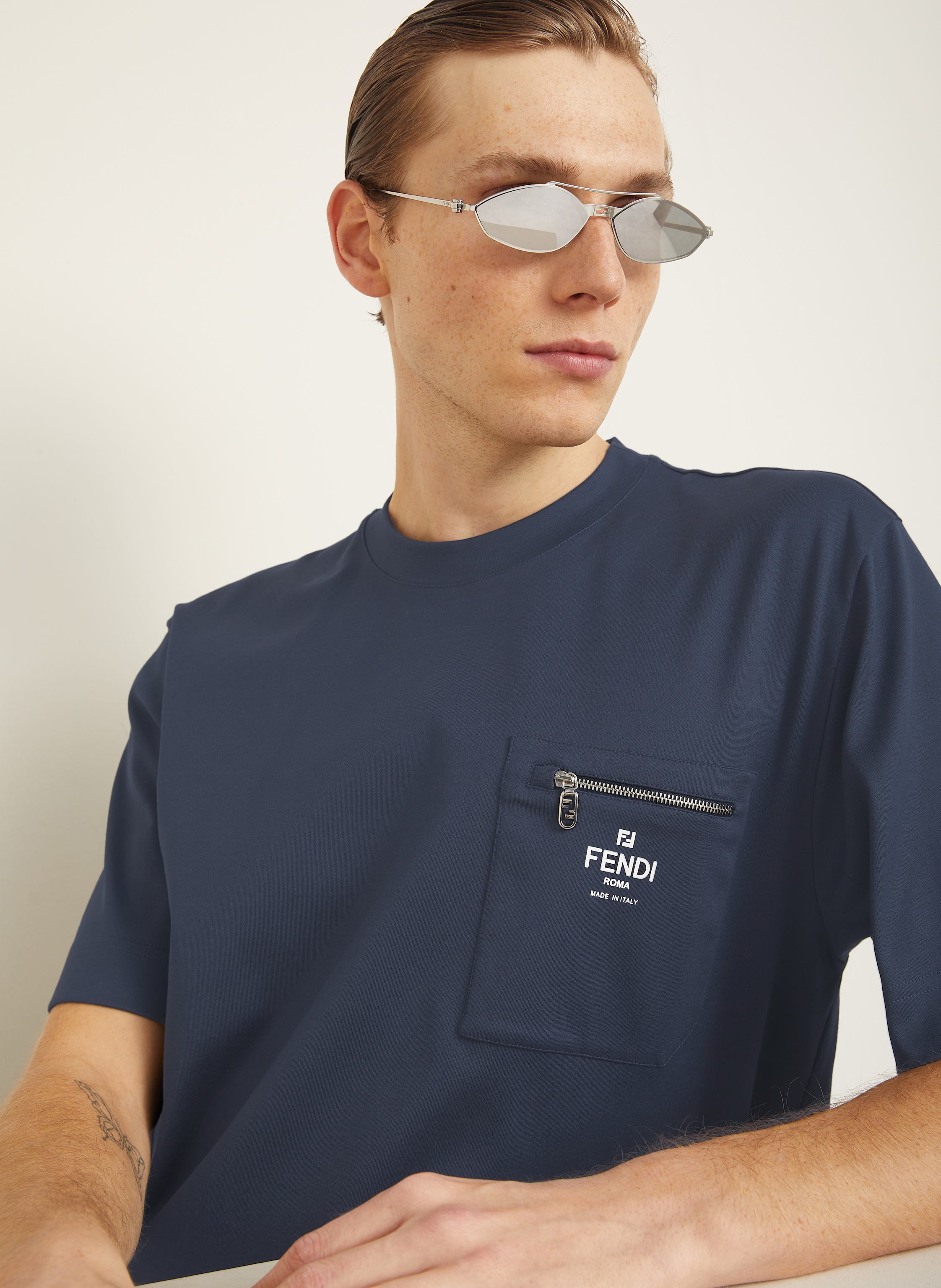 Thumbnail - Fendi T-Shirt blau