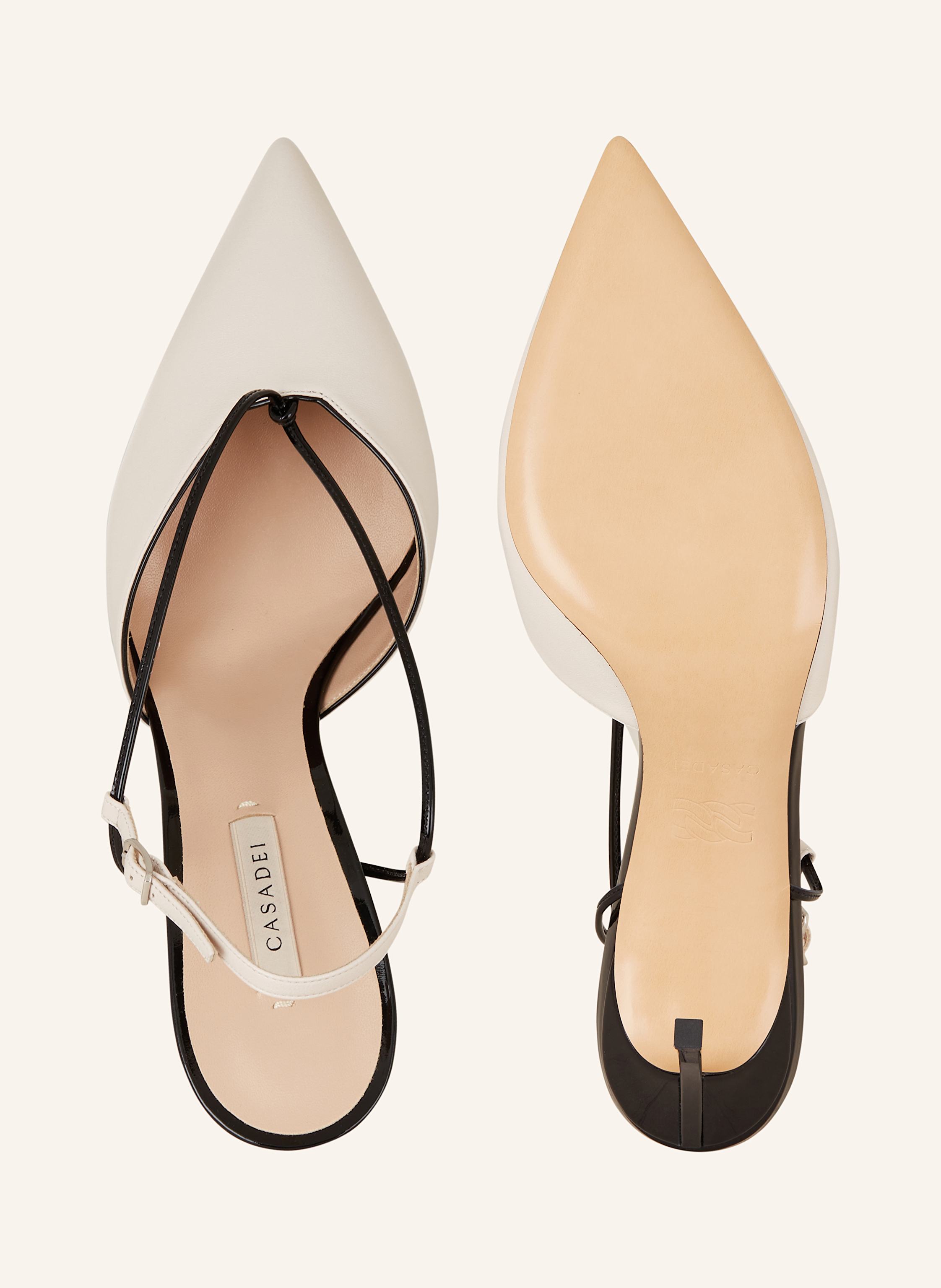 Thumbnail - Casadei Slingpumps Blade weiss