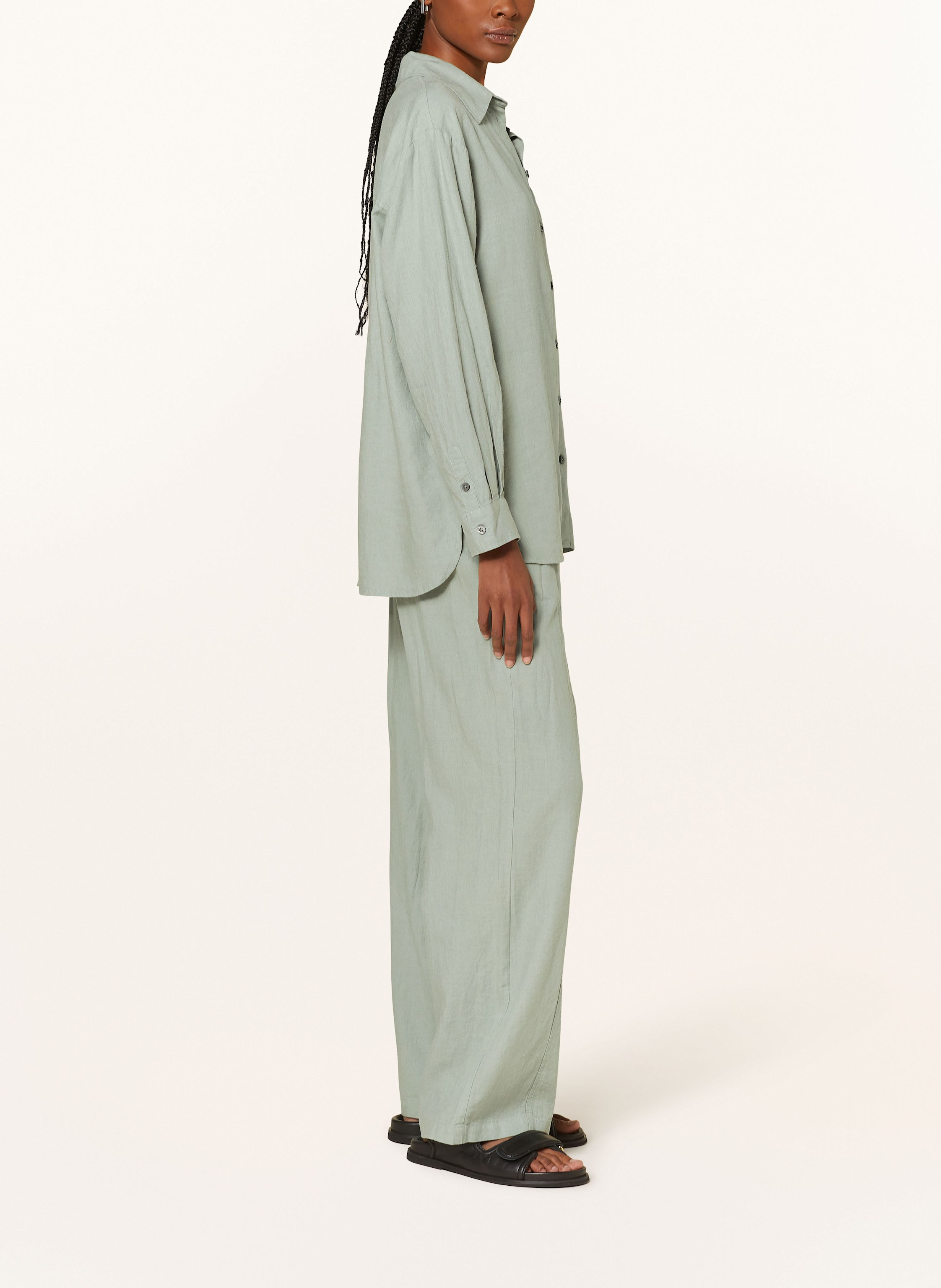 Thumbnail - Inwear Hose Sannieliw Mit Leinen gruen