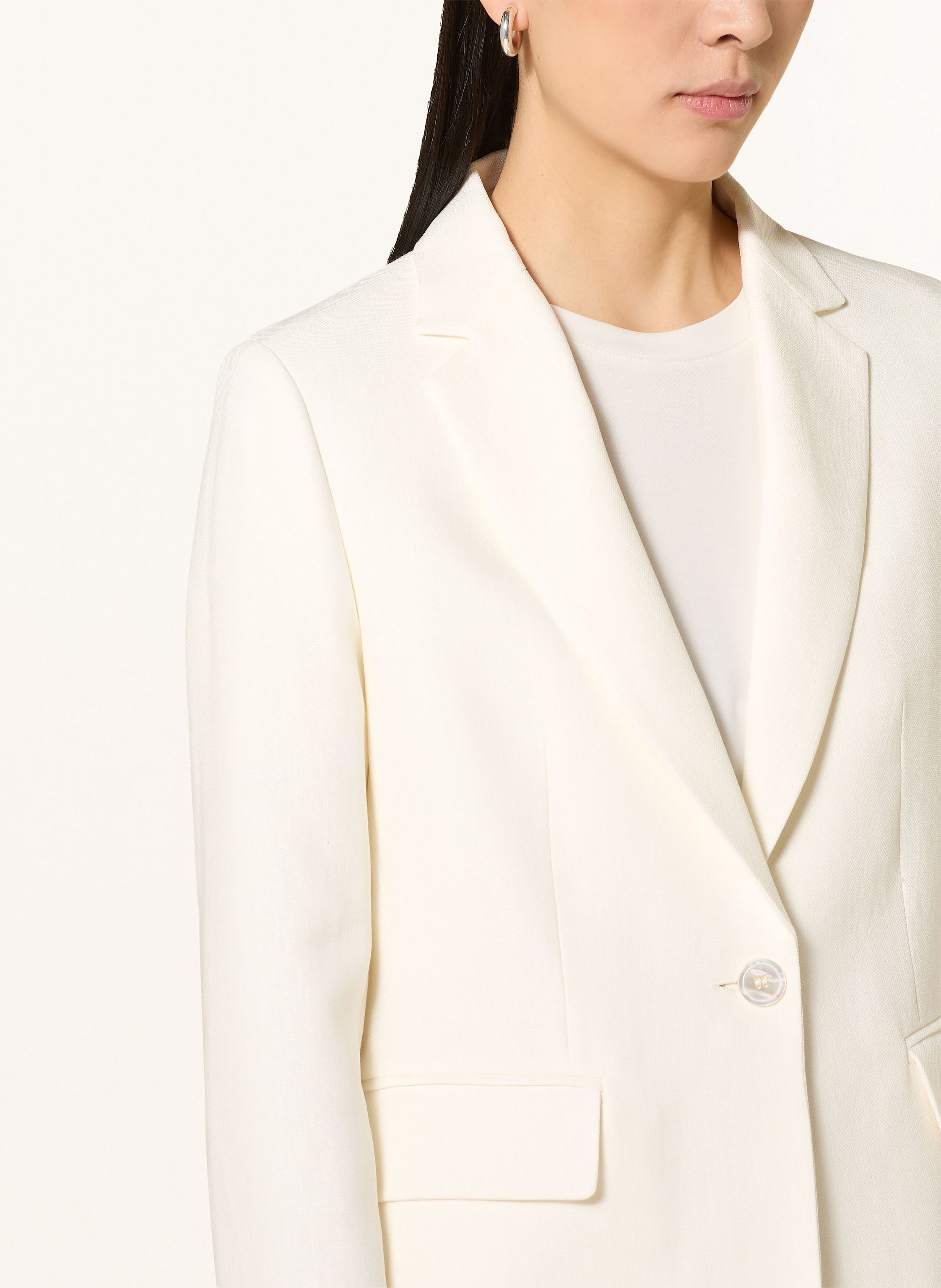 Thumbnail - Peserico Blazer Mit Leinen weiss