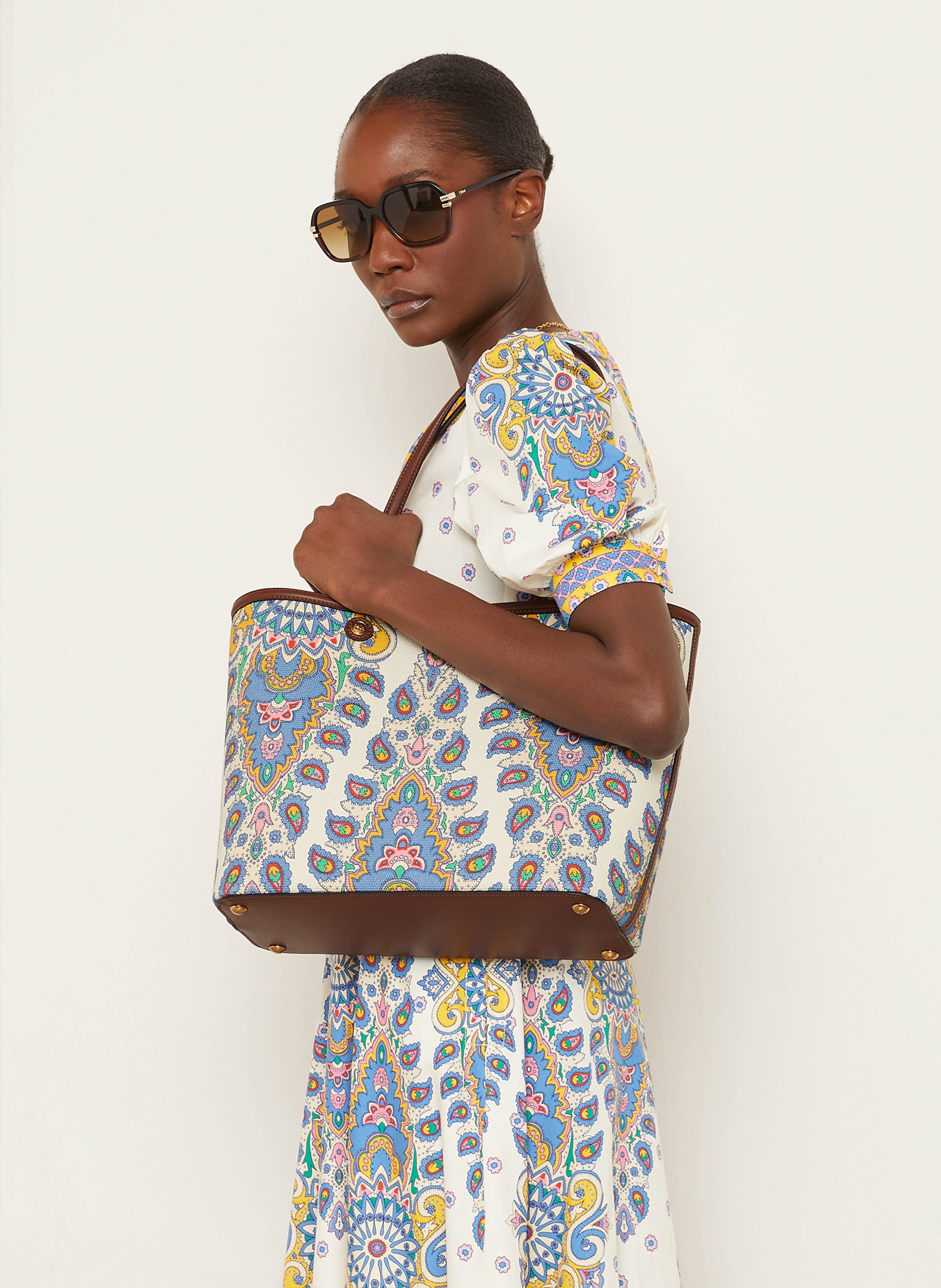 Thumbnail - Etro Shopper Mit Pouch blau